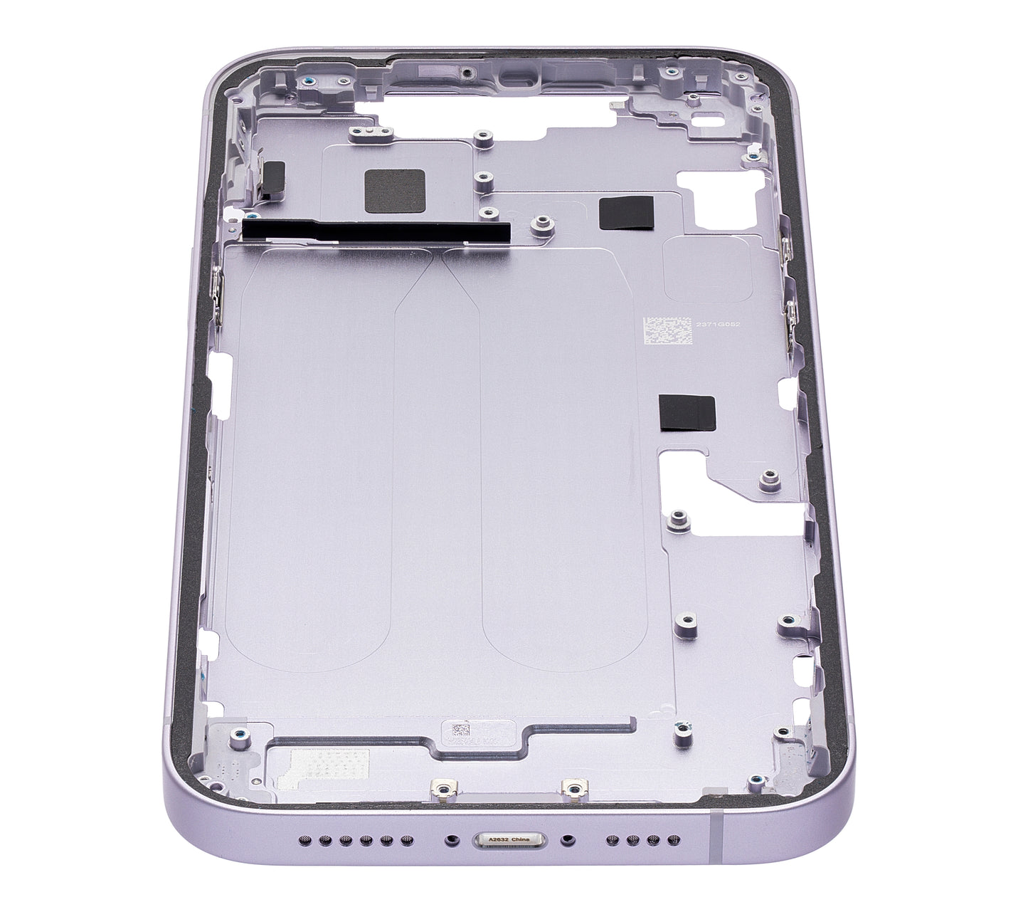 Mid-Frame Housing W/o Small Parts For iPhone 14 Plus (US Version) (OEM Pull) (Purple)