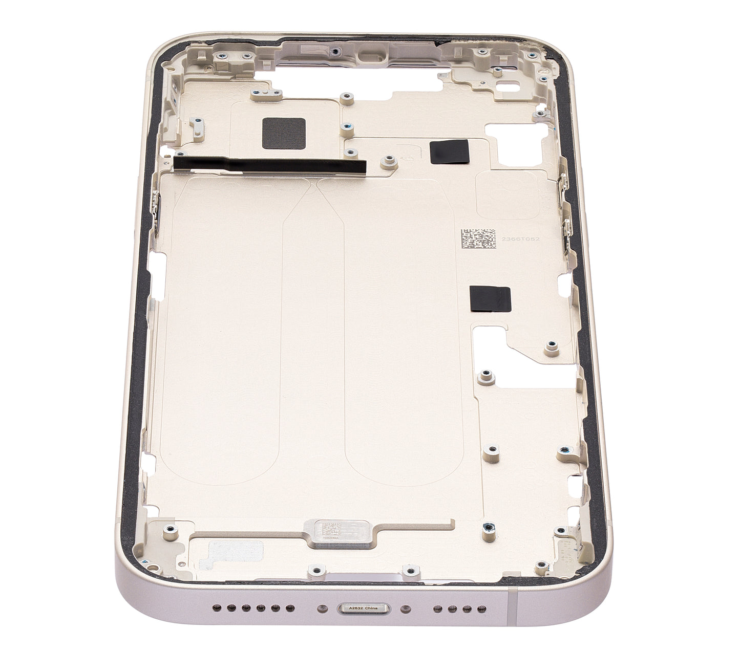 Mid-Frame Housing W/o Small Parts For iPhone 14 Plus (US Version) (OEM Pull) (Starlight)