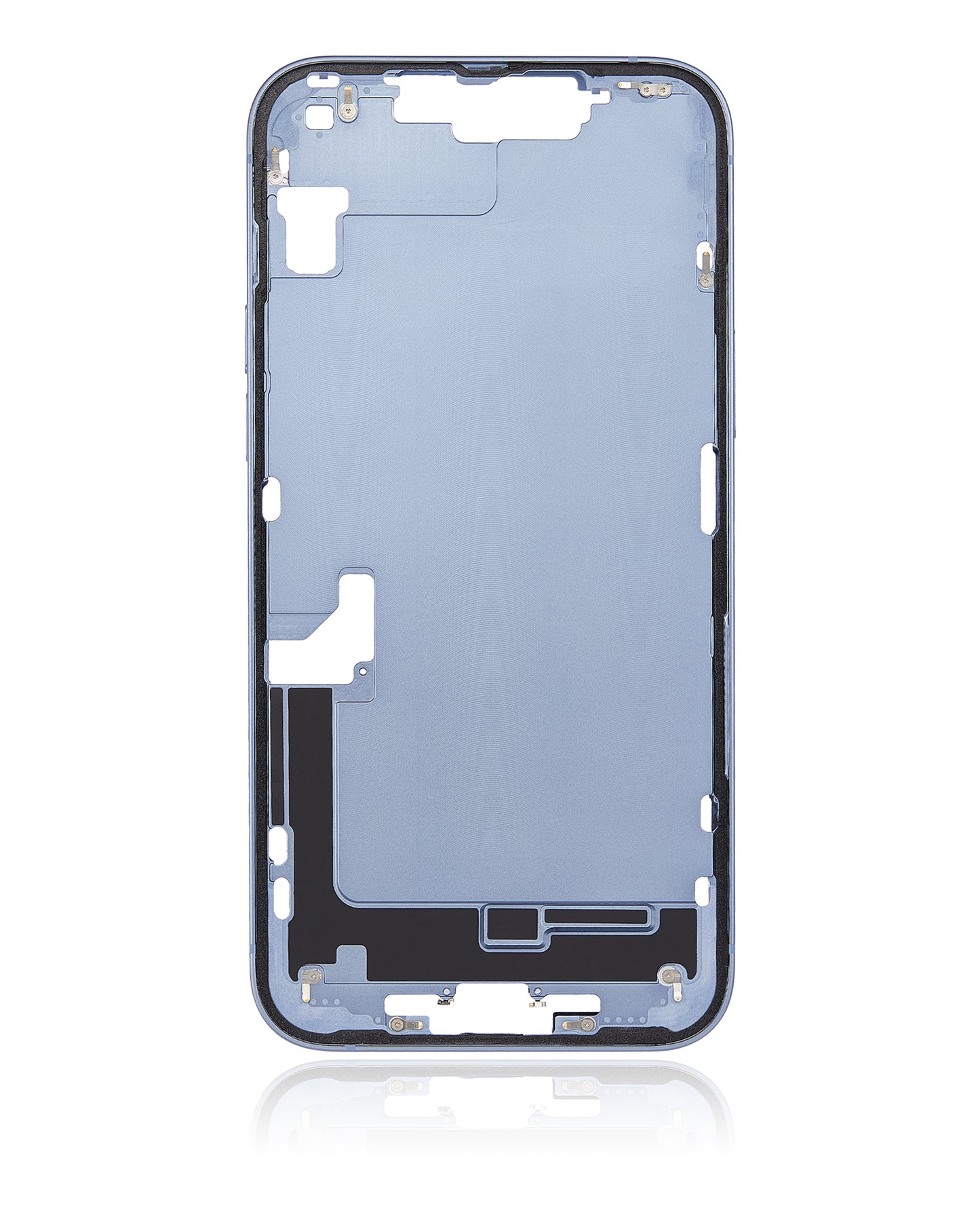 Mid-Frame Housing W/o Small Parts For iPhone 14 Plus (US Version) (OEM Pull) (Blue)