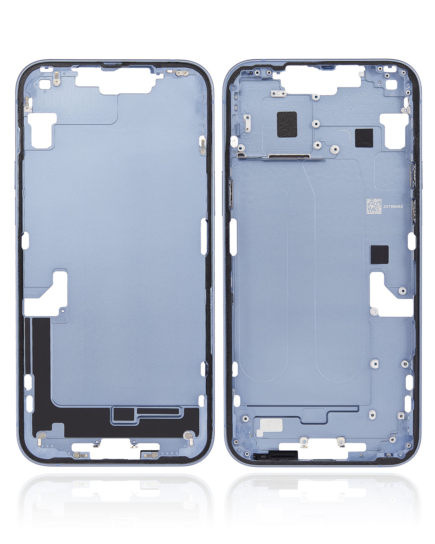 Mid-Frame Housing W/o Small Parts For iPhone 14 Plus (US Version) (OEM Pull) (Blue)