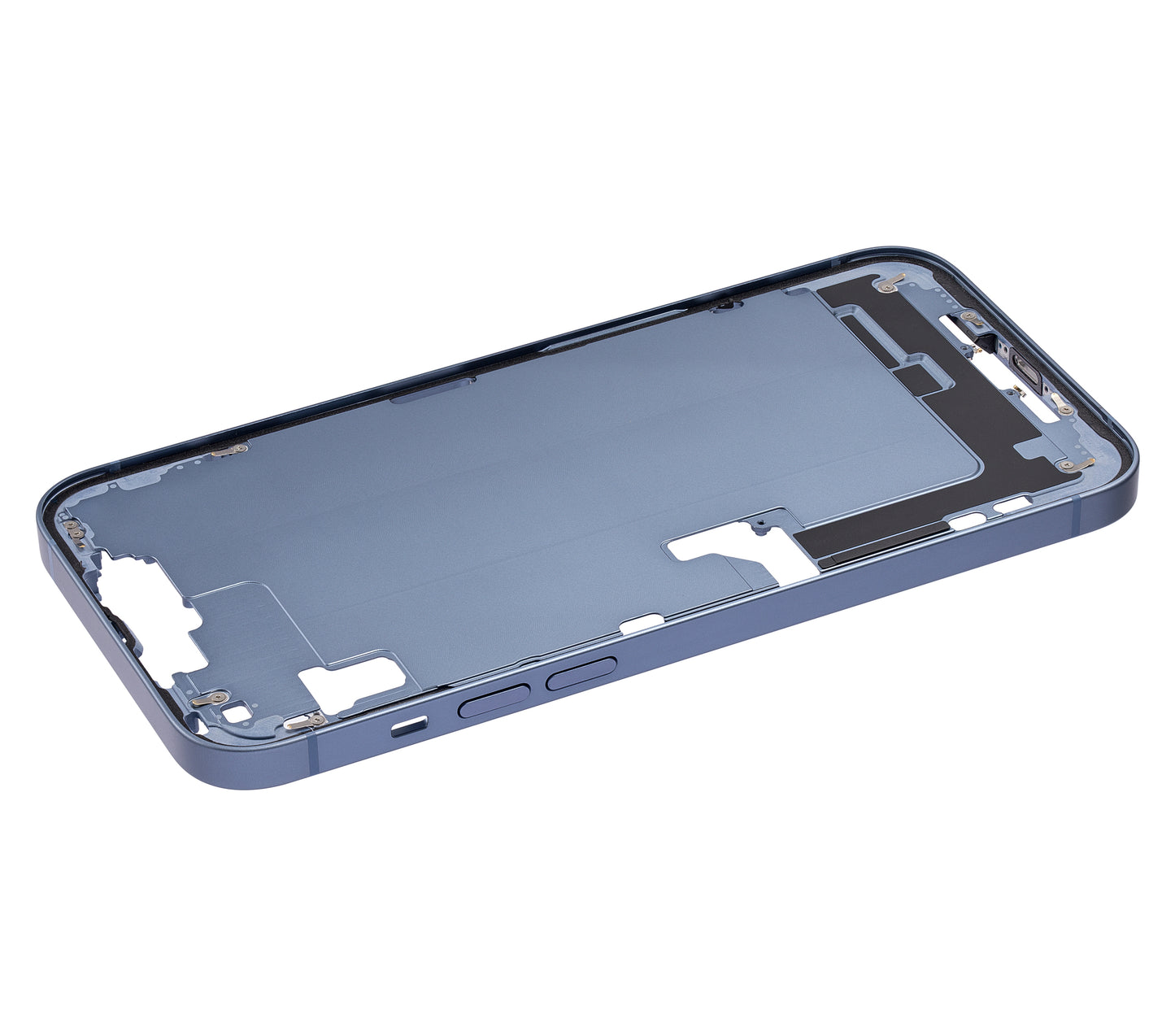 Mid-Frame Housing W/o Small Parts For iPhone 14 Plus (US Version) (OEM Pull) (Blue)