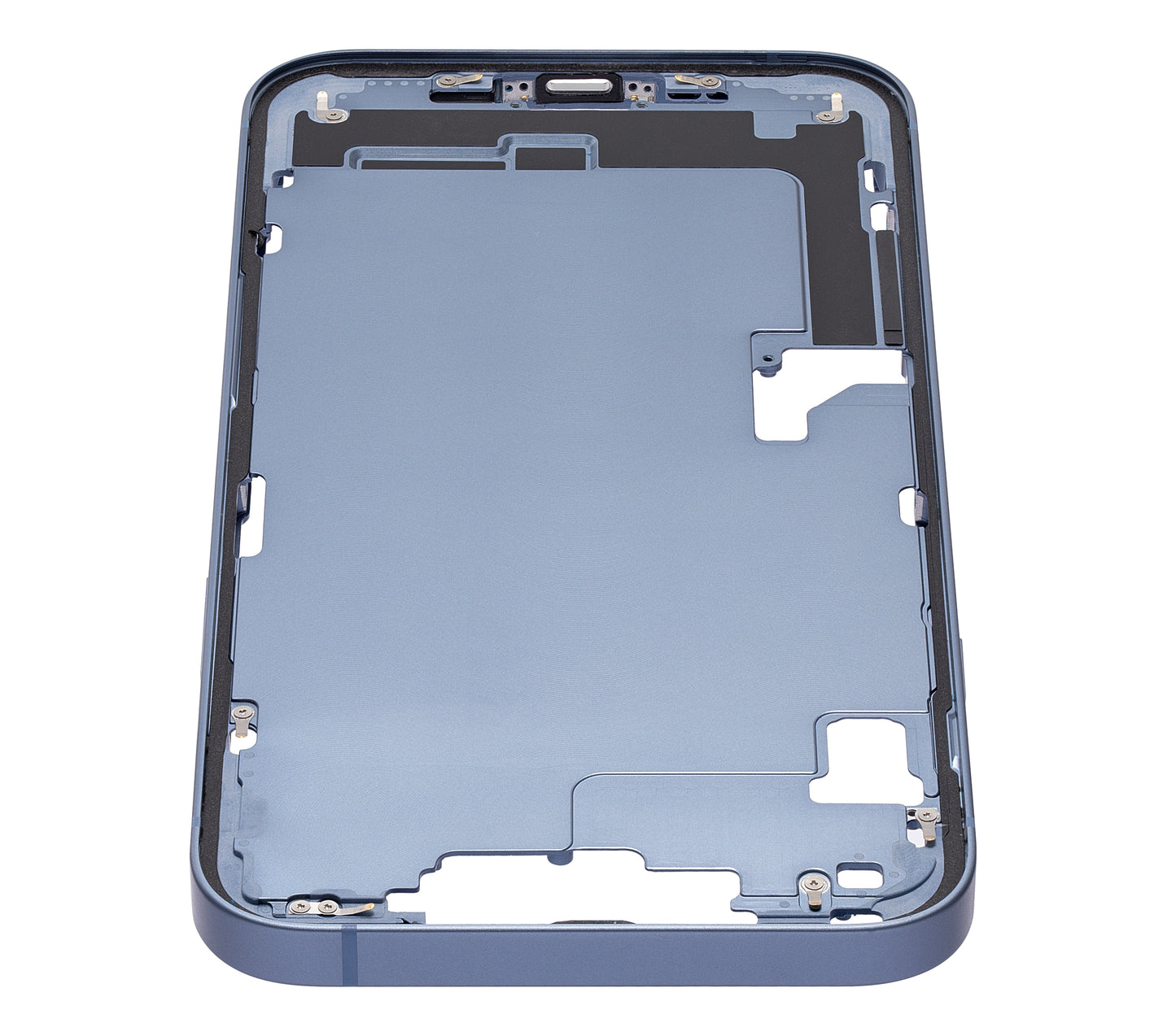 Mid-Frame Housing W/o Small Parts For iPhone 14 Plus (US Version) (OEM Pull) (Blue)