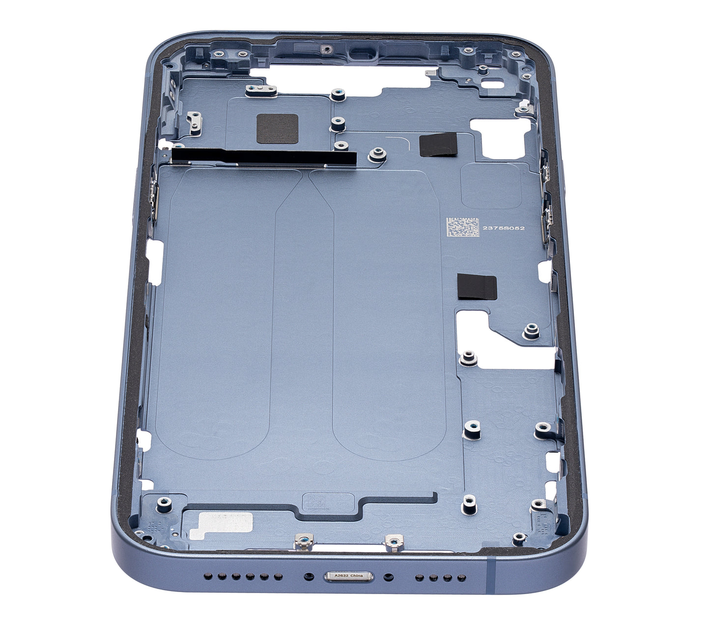 Mid-Frame Housing W/o Small Parts For iPhone 14 Plus (US Version) (OEM Pull) (Blue)