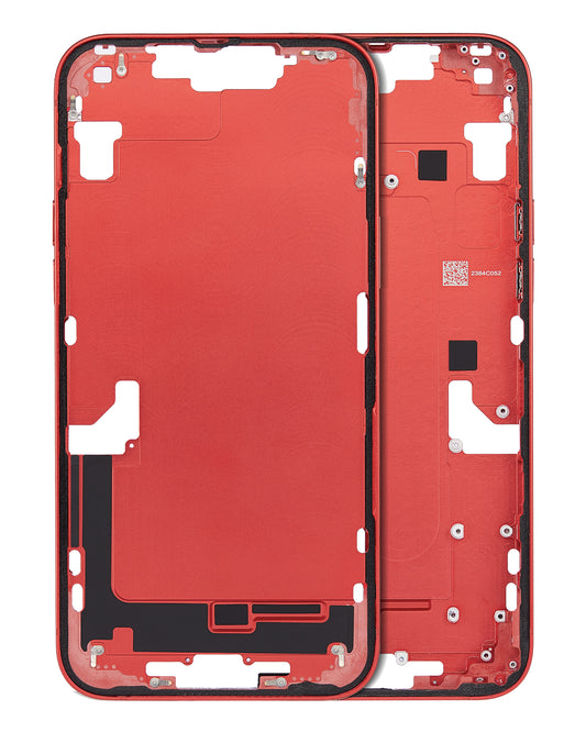 Mid-Frame Housing W/o Small Parts For iPhone 14 Plus (US Version) (OEM Pull) (Red)