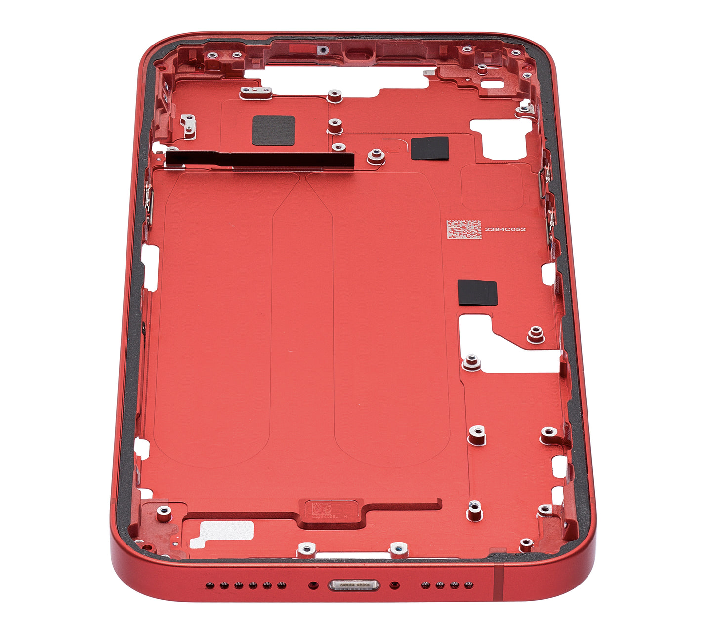 Mid-Frame Housing W/o Small Parts For iPhone 14 Plus (US Version) (OEM Pull) (Red)