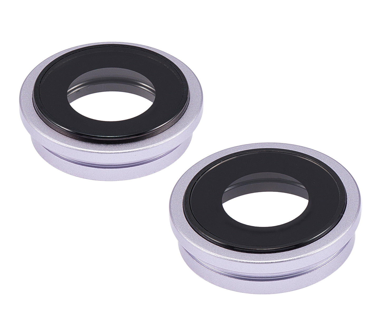Back Camera Lens With Bracket & Bezel For iPhone 14 / 14 Plus (2 Piece Set) (Premium) (Purple)