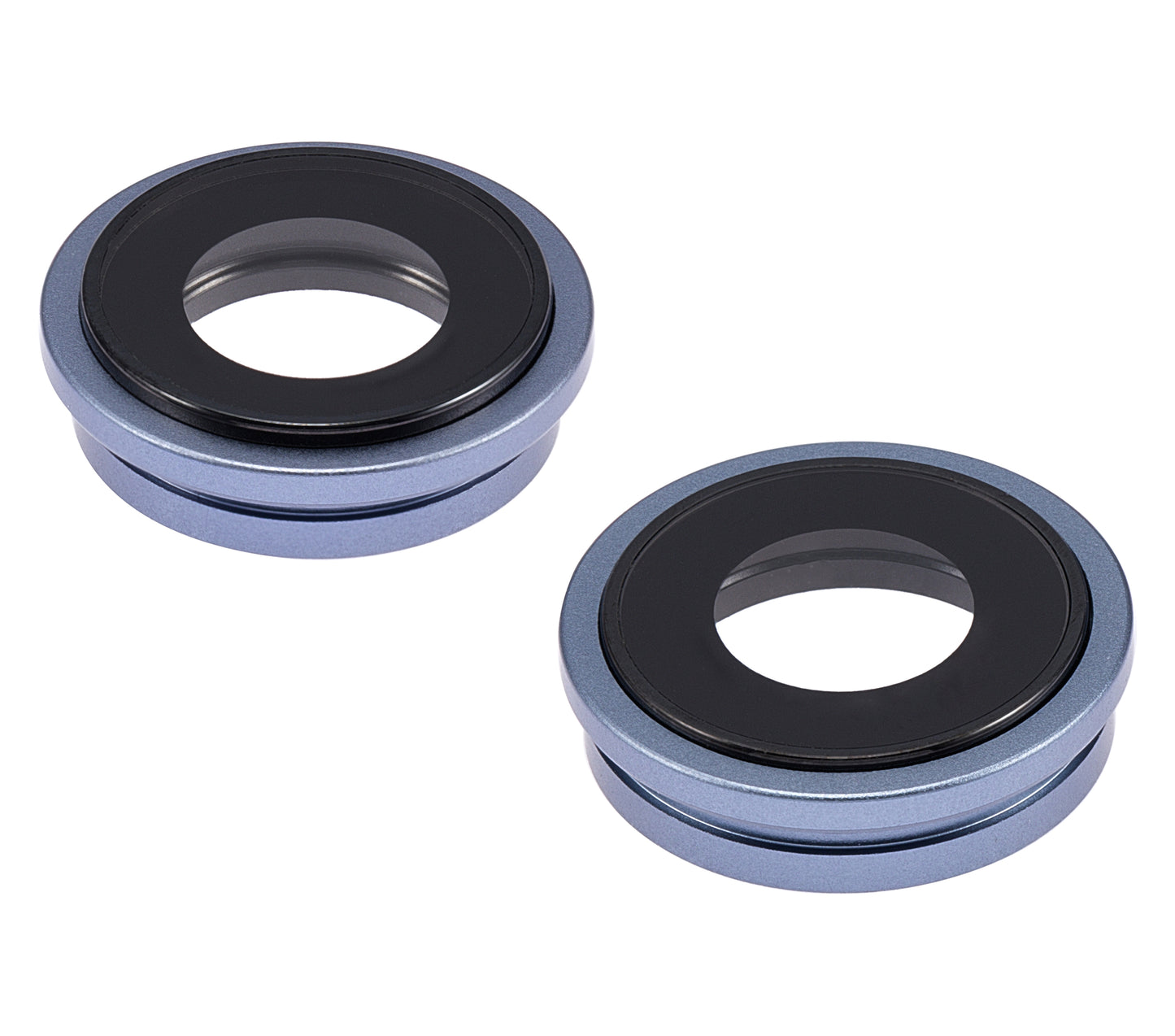 Back Camera Lens With Bracket & Bezel For iPhone 14 / 14 Plus (2 Piece Set) (Premium) (Blue)