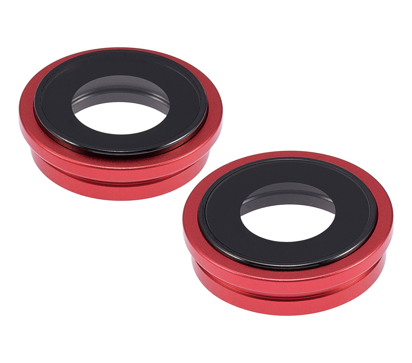 Back Camera Lens With Bracket & Bezel For iPhone 14 / 14 Plus (2 Piece Set) (Premium) (Red)