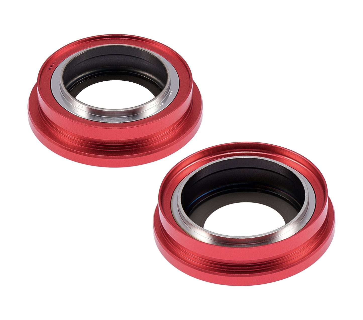 Back Camera Lens With Bracket & Bezel For iPhone 14 / 14 Plus (2 Piece Set) (Premium) (Red)