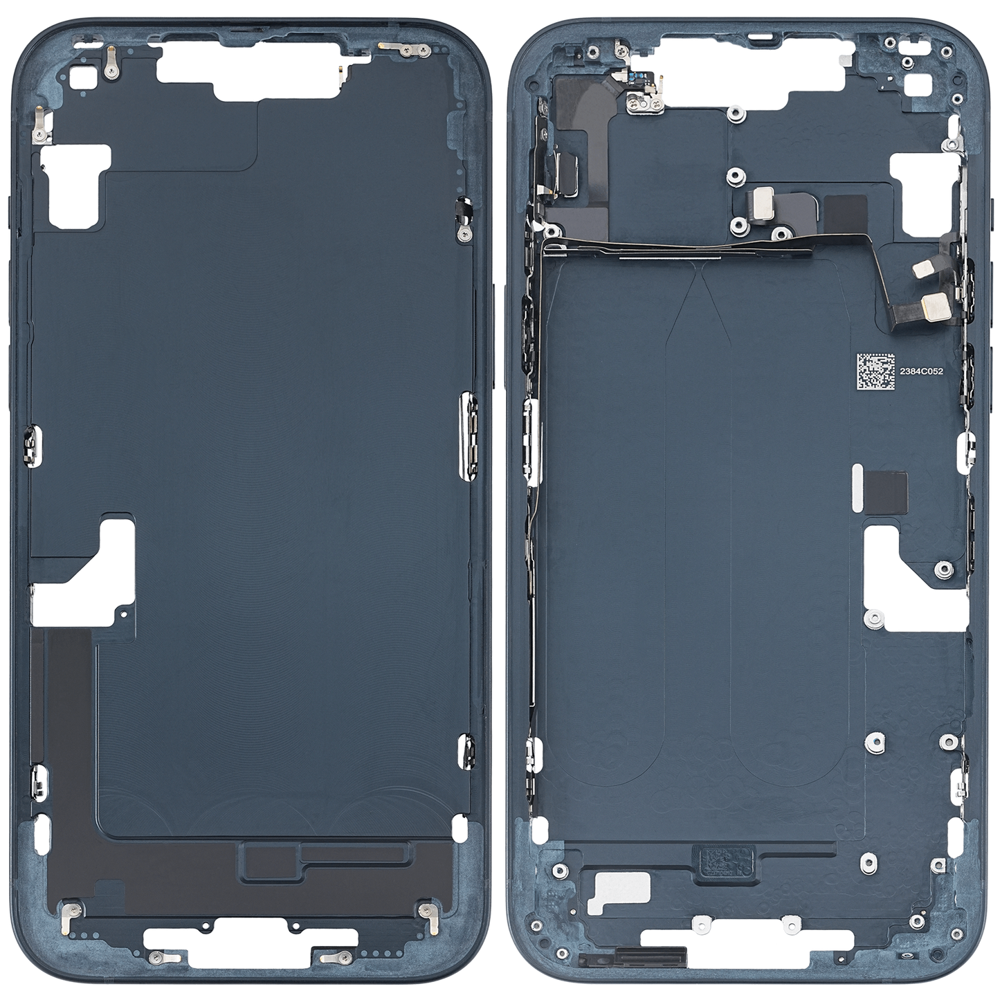 Mid-Frame Housing W/ Small Parts For iPhone 14 Plus (US Version) (Used OEM Pull: Grade B) (Midnight)