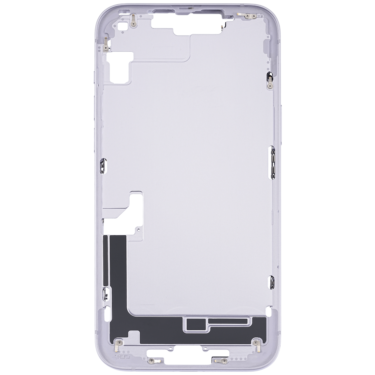 Mid-Frame Housing W/ Small Parts For iPhone 14 Plus (US Version) (Used OEM Pull: Grade B) (Purple)