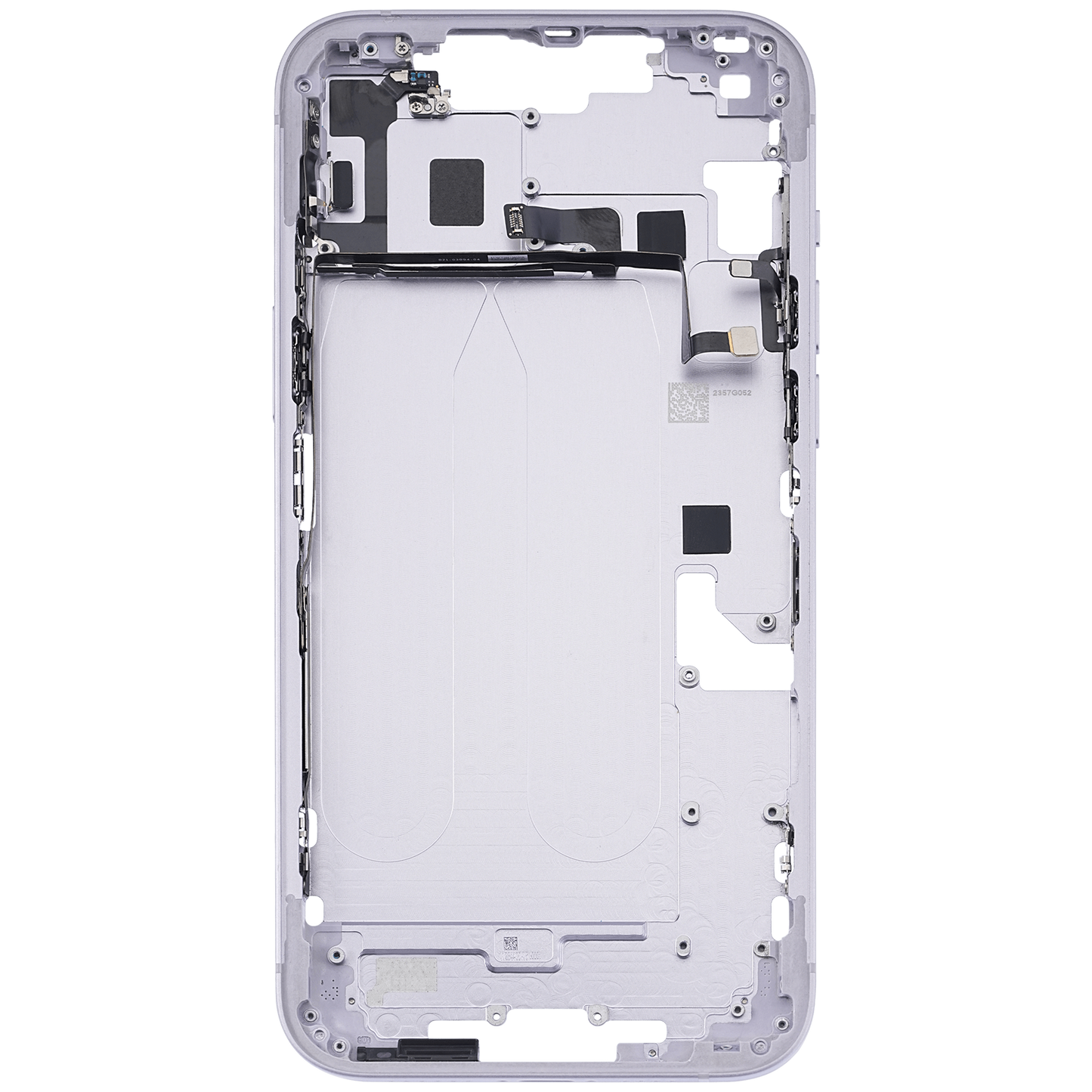 Mid-Frame Housing W/ Small Parts For iPhone 14 Plus (US Version) (Used OEM Pull: Grade B) (Purple)