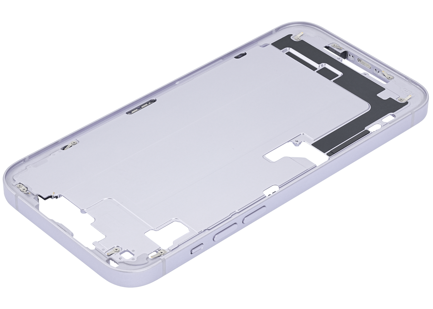 Mid-Frame Housing W/ Small Parts For iPhone 14 Plus (US Version) (Used OEM Pull: Grade B) (Purple)