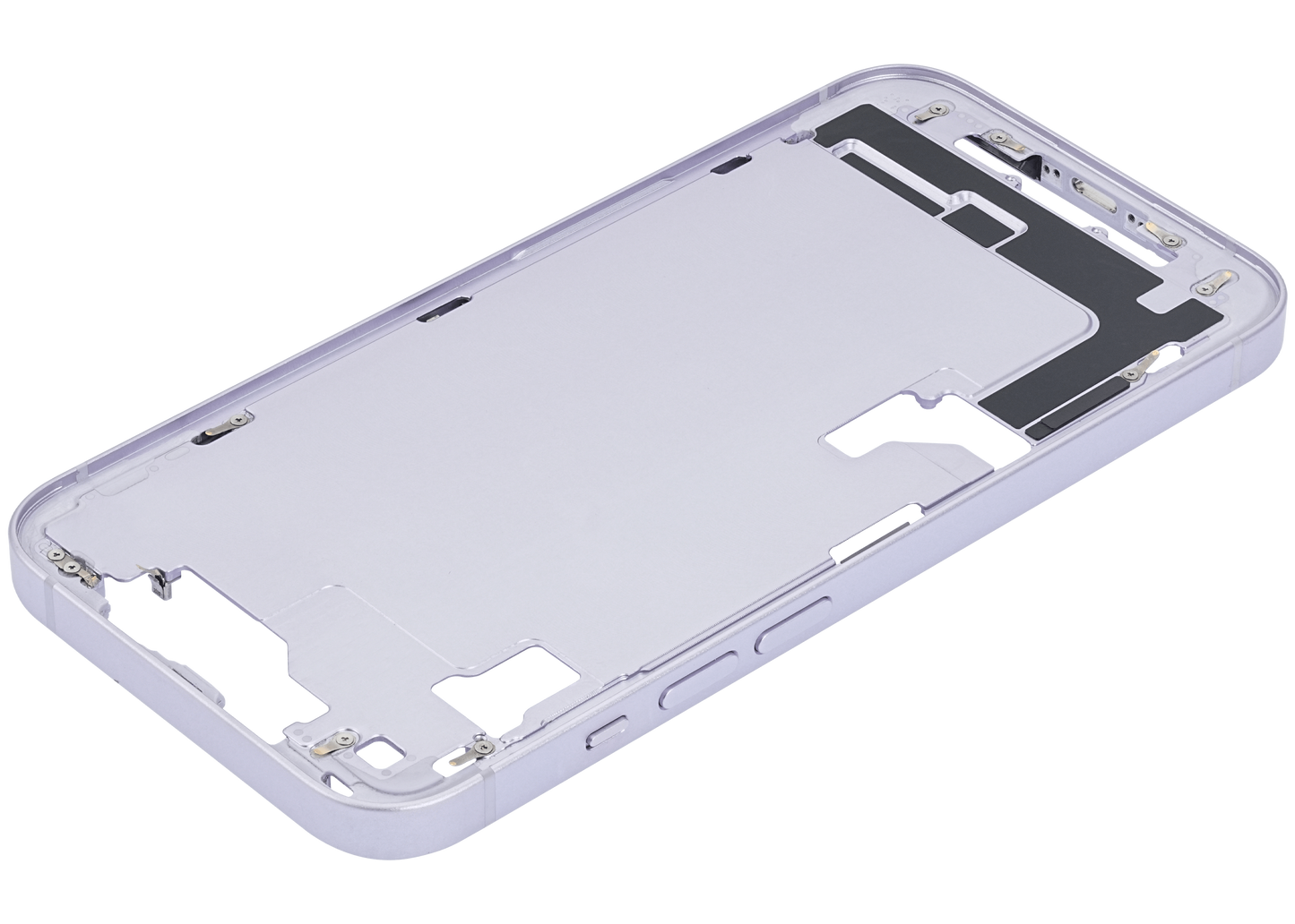 Mid-Frame Housing W/ Small Parts For iPhone 14 (US Version) (Used OEM Pull: Grade B) (Purple)