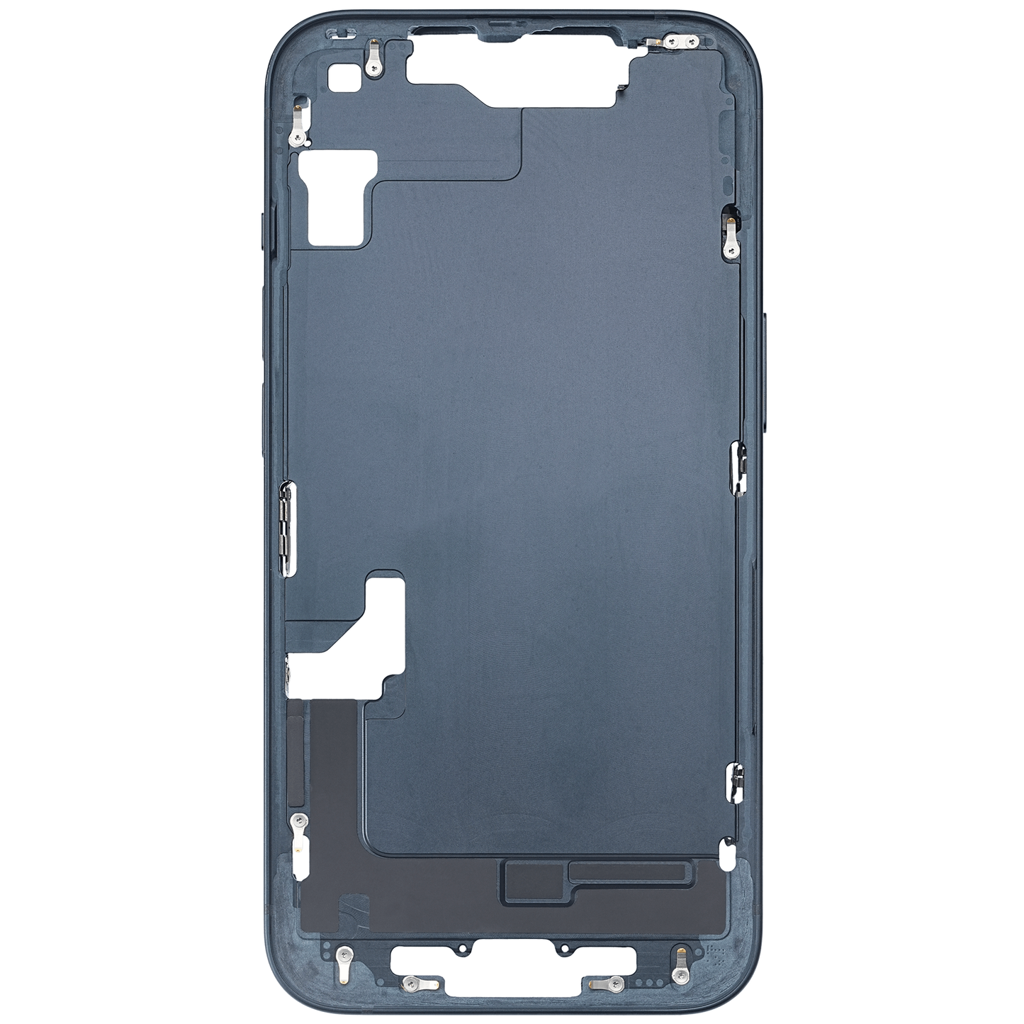 Mid-Frame Housing W/ Small Parts For iPhone 14 (US Version) (Used OEM Pull: Grade B) (Midnight)