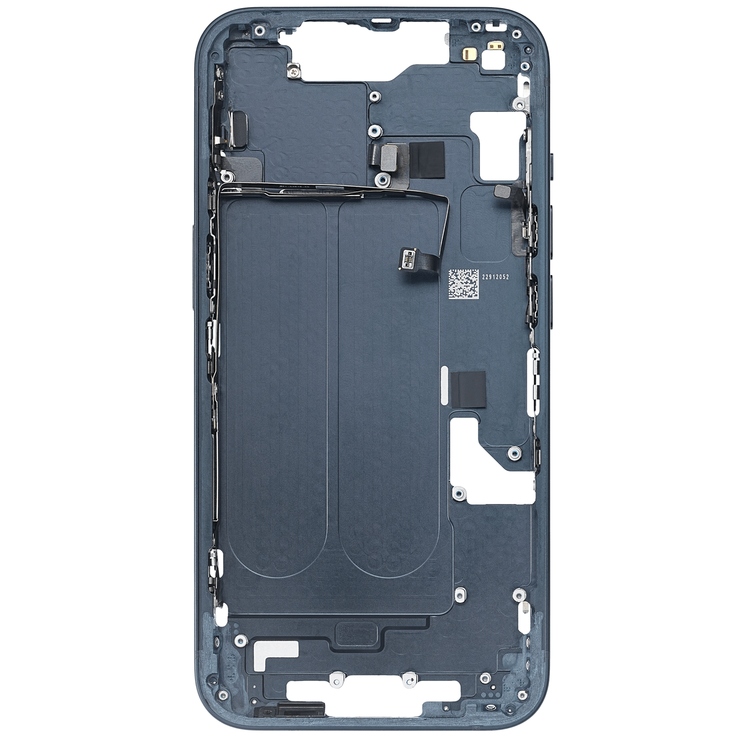 Mid-Frame Housing W/ Small Parts For iPhone 14 (US Version) (Used OEM Pull: Grade B) (Midnight)