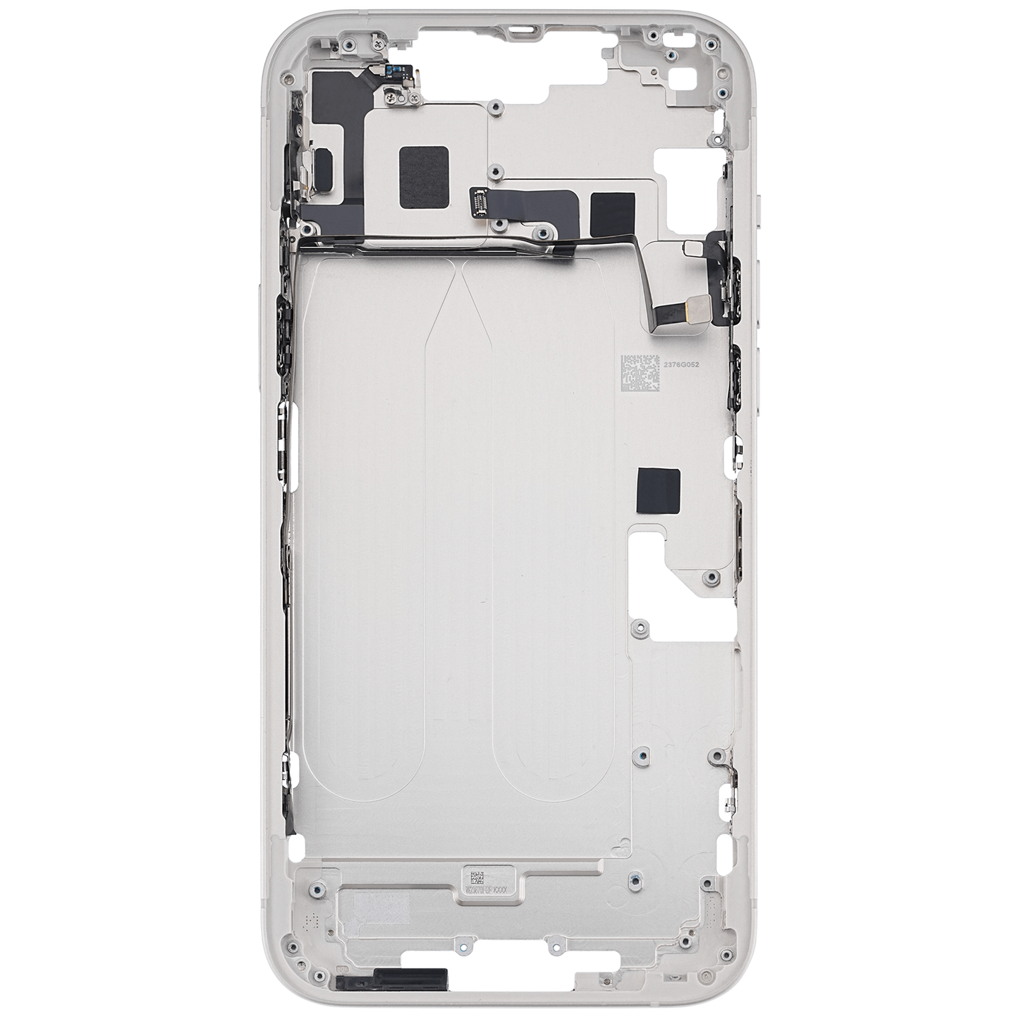 Mid-Frame Housing W/ Small Parts For iPhone 14 Plus (US Version) (Used OEM Pull: Grade B) (Starlight)