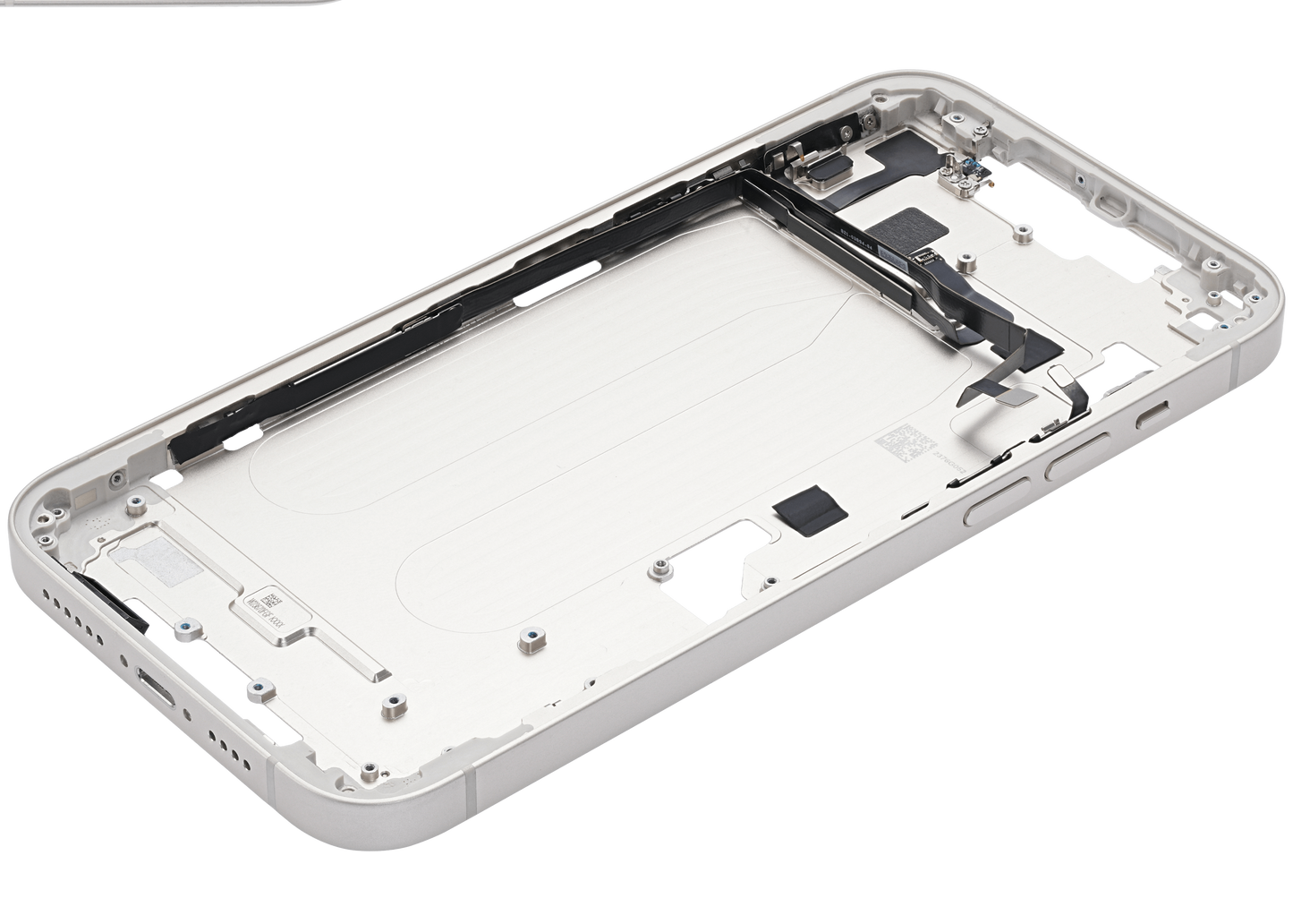 Mid-Frame Housing W/ Small Parts For iPhone 14 Plus (US Version) (Used OEM Pull: Grade B) (Starlight)