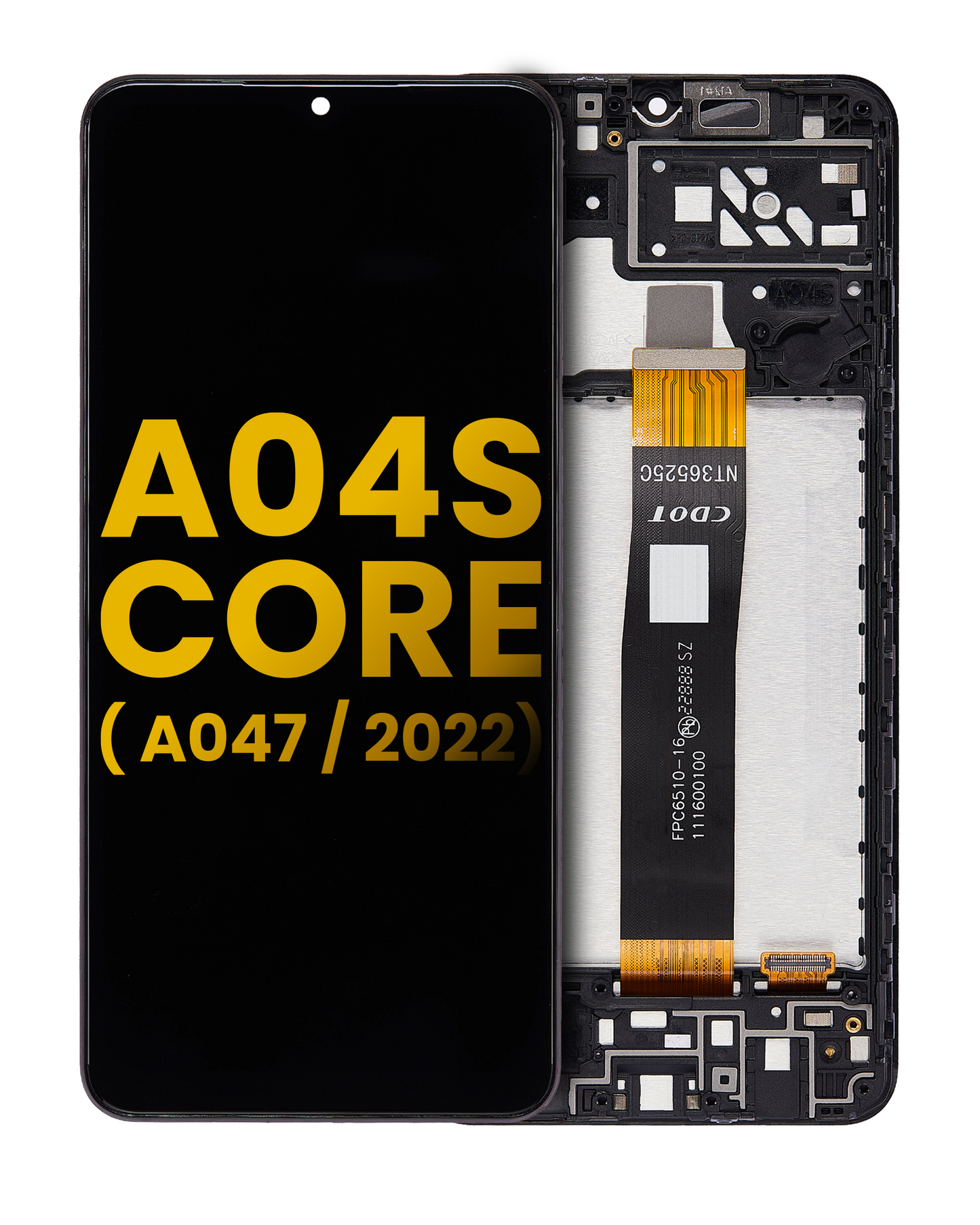 LCD Assembly With Frame For Samsung Galaxy A04S (A047 / 2022) (Refurbished) (All Colors) replacement part product image 1 - SKU 107082129702