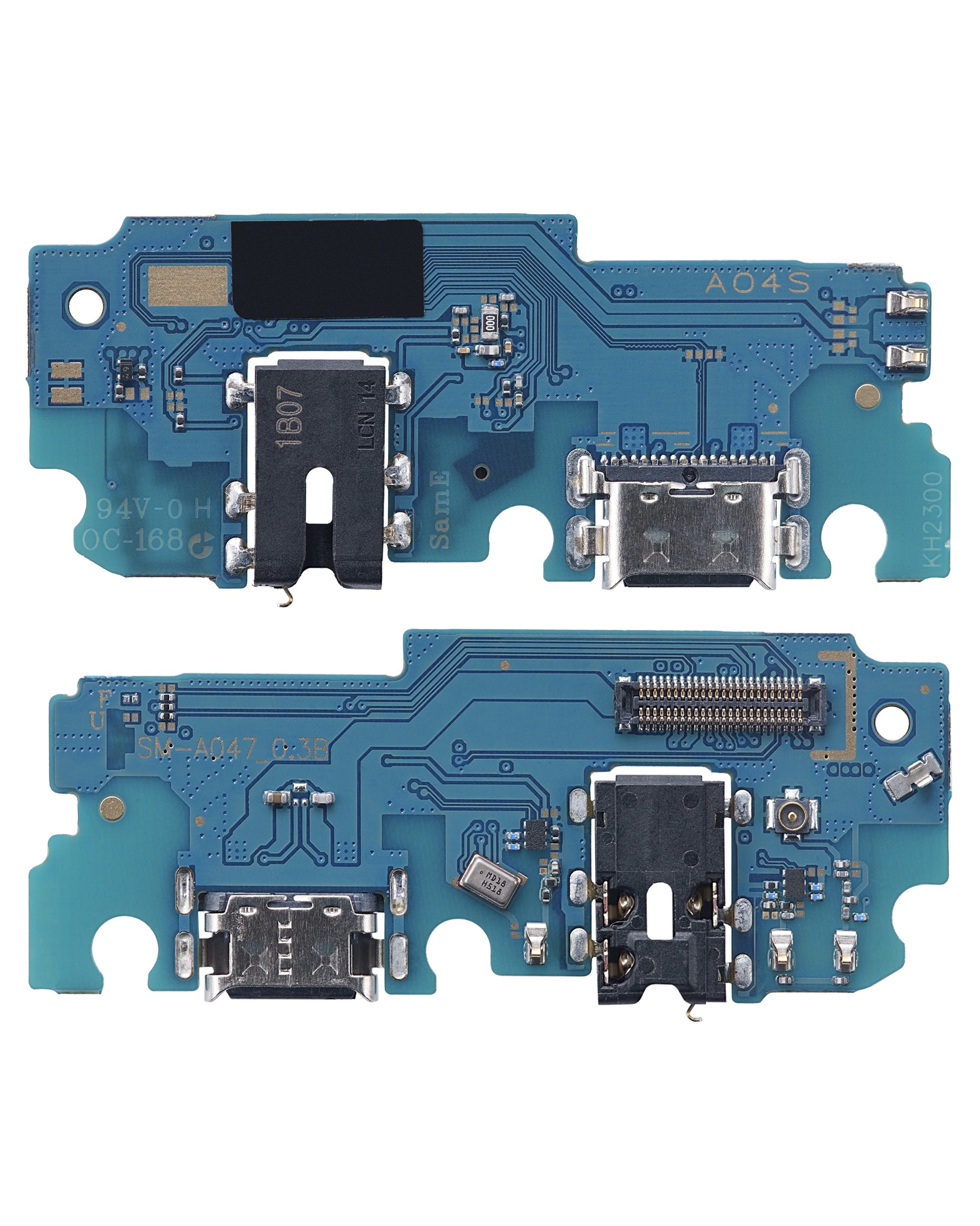 Charging Port Board With Headphone Jack For Samsung Galaxy A04S (A047 / 2022) (Aftermarket Plus) replacement part product image 2 - SKU 107082129722