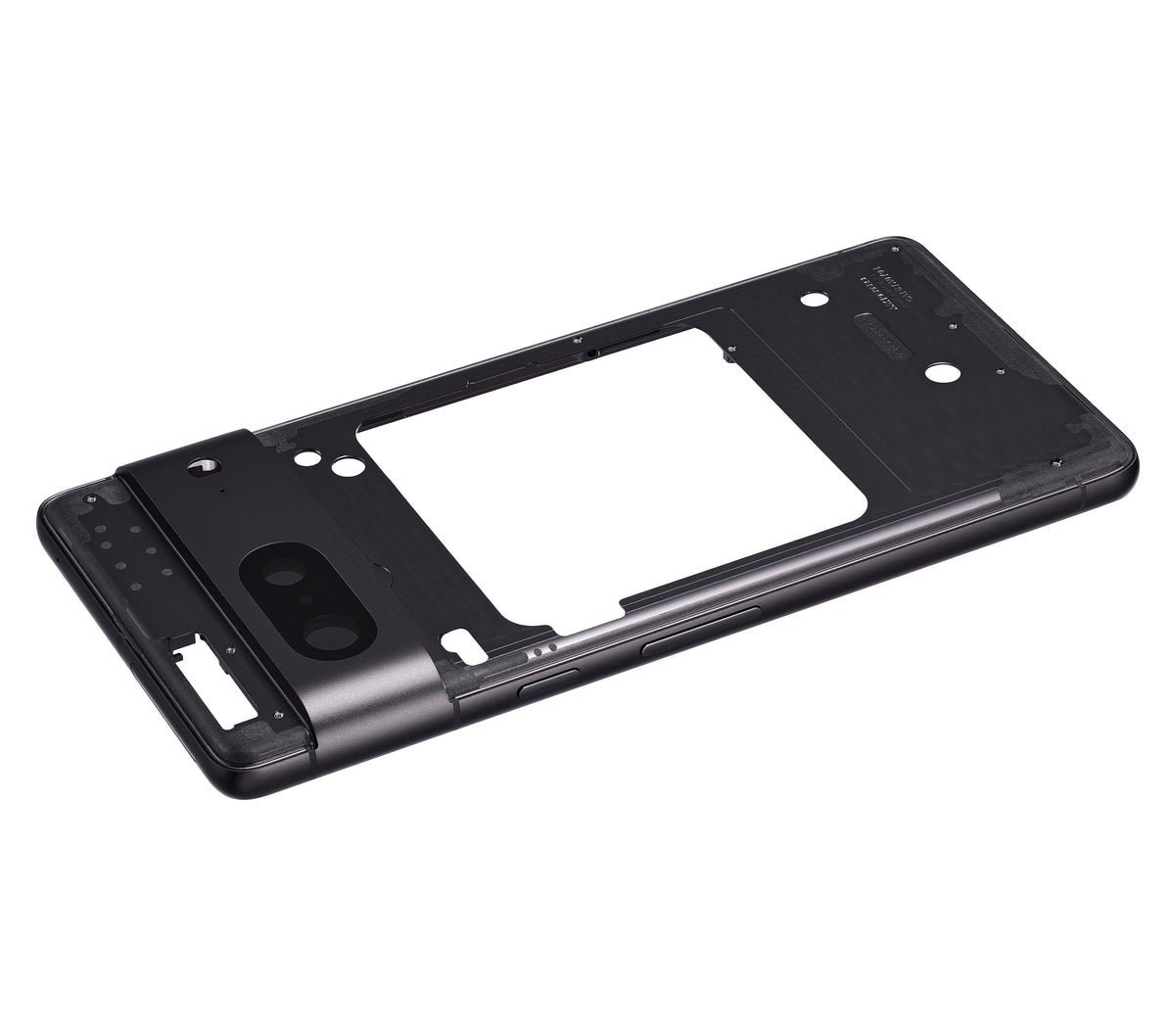 Mid-Frame Housing For Google Pixel 7 (Obsidian) - repair component alternate view