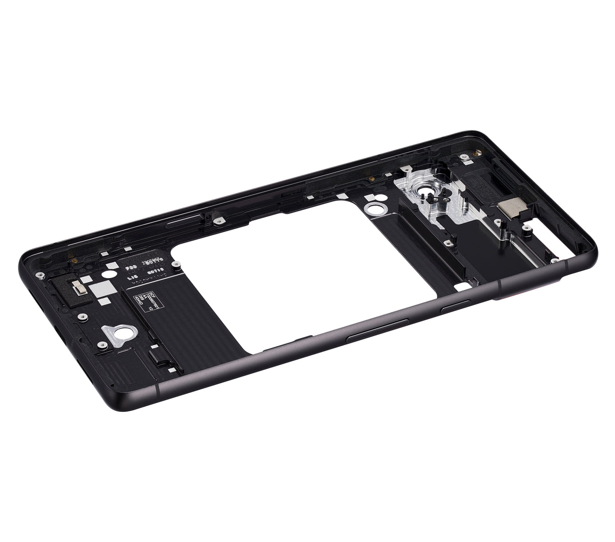 Mid-Frame Housing For Google Pixel 7 (Obsidian) - replacement component detail view