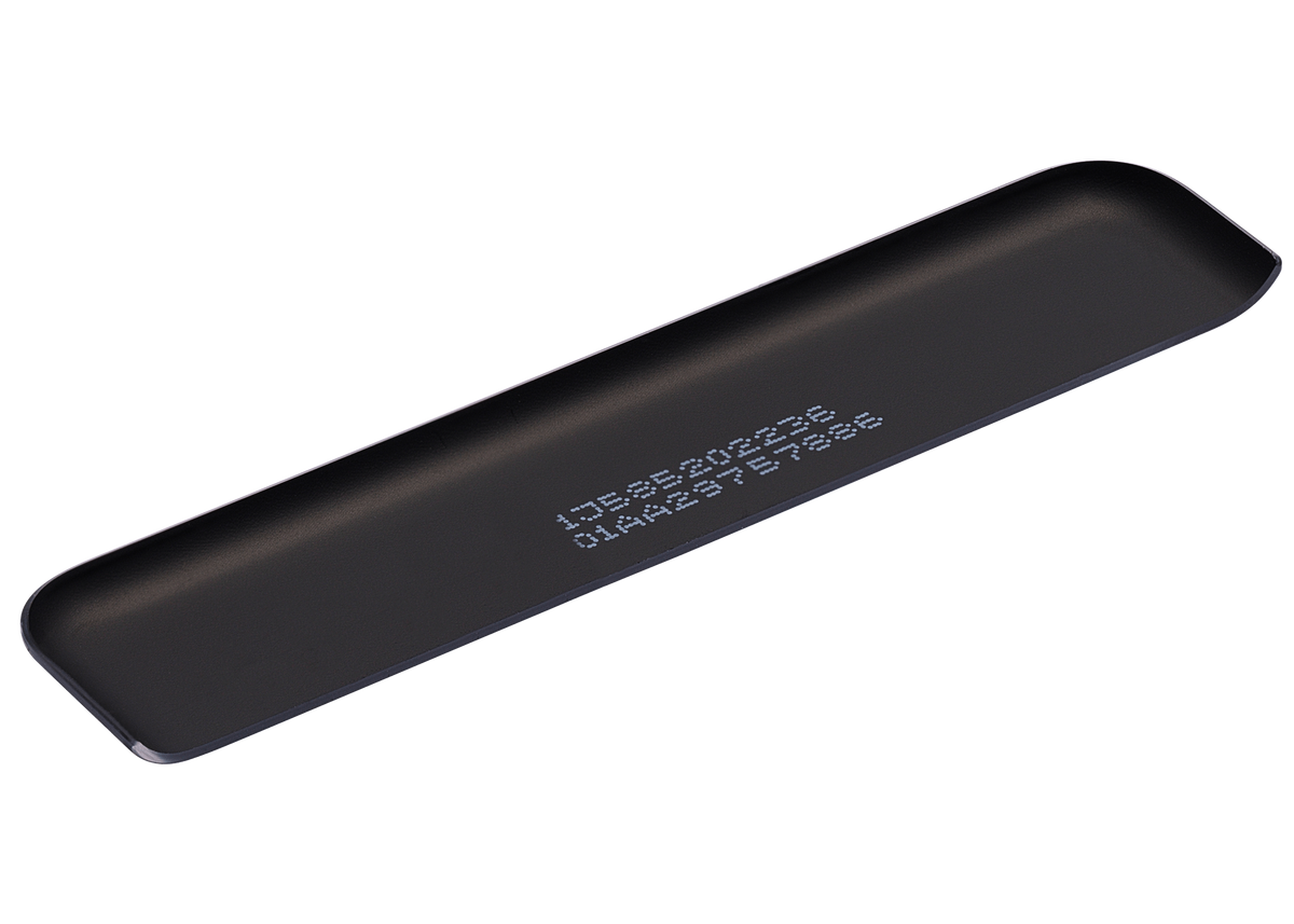 Top Back cover Glass Plastic Panel For Google Pixel 7 (Obsidian) - replacement part additional angle
