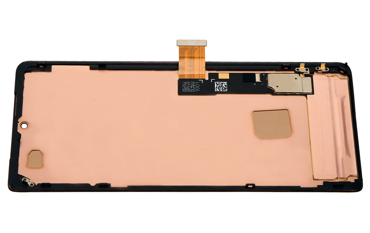 OLED Assembly With Frame (Without Fingerprint Sensor) For Google Pixel 7 Pro (Refurbished) (All Colors) - replacement part additional angle