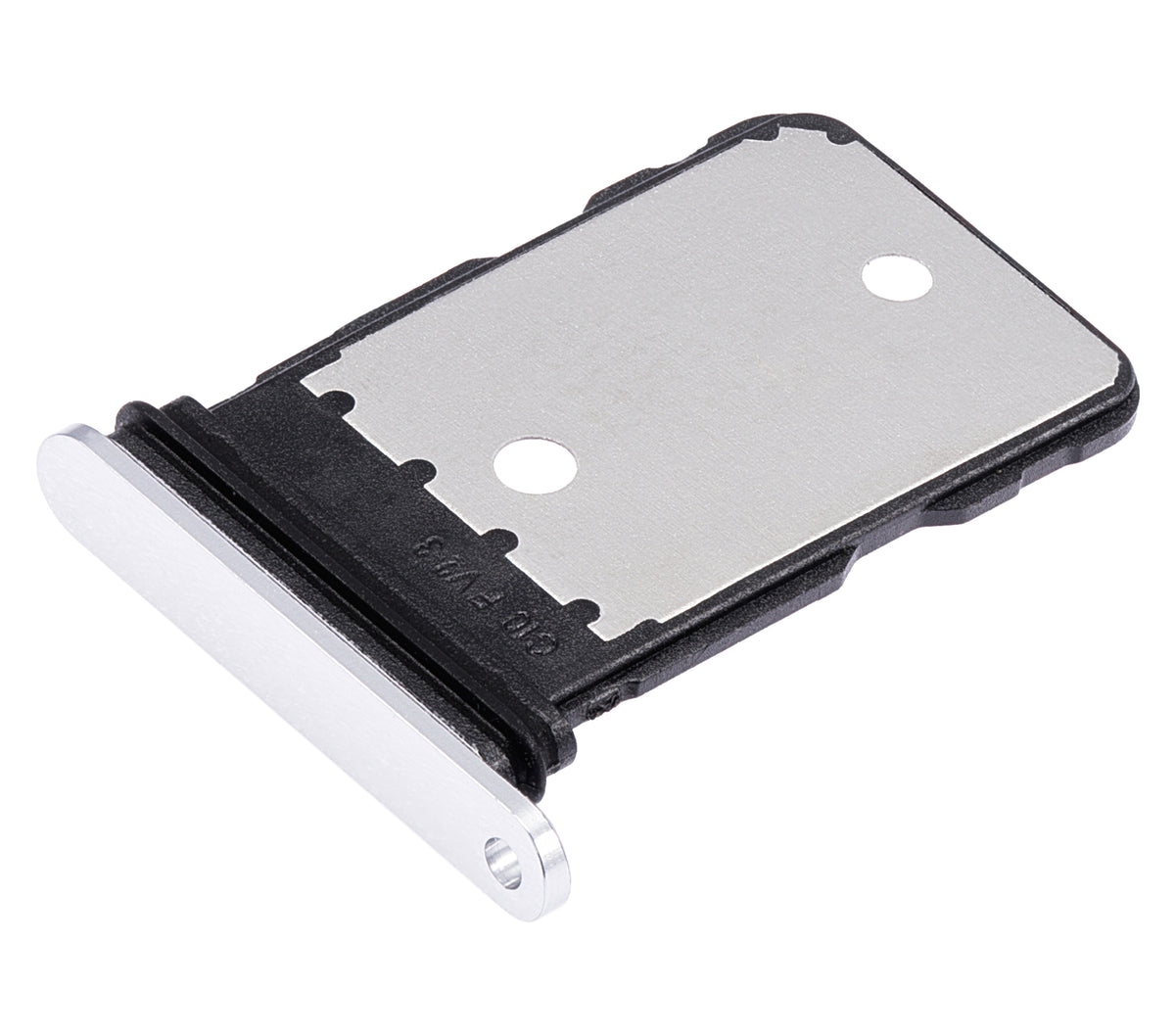 Single Sim Card Tray For Google Pixel 7 Pro (Snow) - replacement component detail view