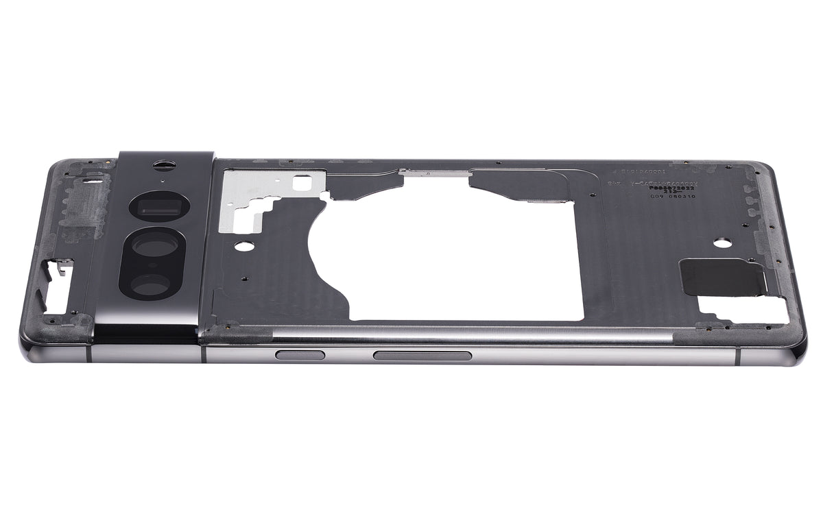 Mid-Frame Housing For Google Pixel 7 Pro (Obsidian) - phone repair part close-up