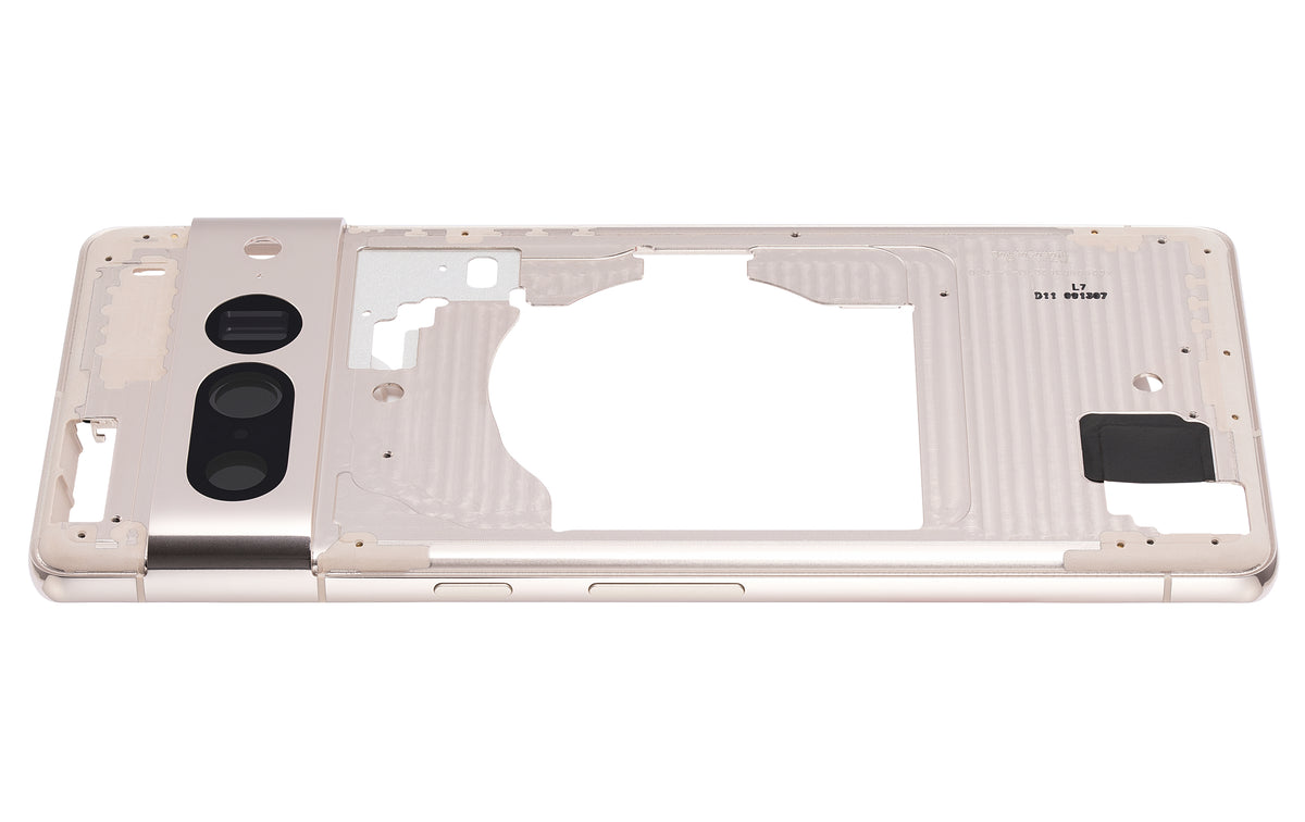 Mid-Frame Housing For Google Pixel 7 Pro (Hazel) - repair component detailed angle