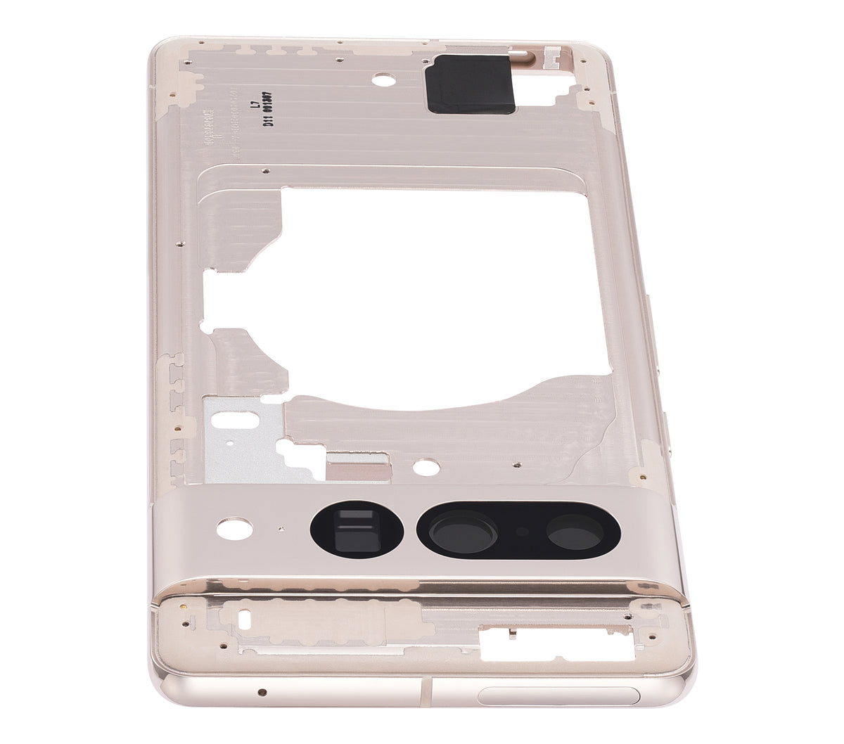 Mid-Frame Housing For Google Pixel 7 Pro (Hazel) - replacement component detail view