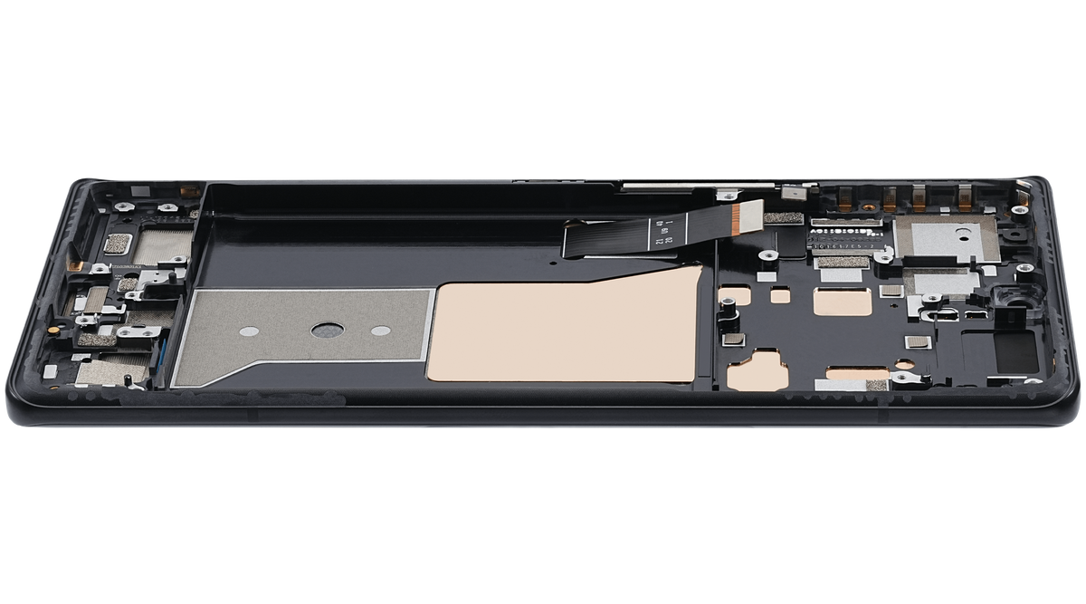 OLED Assembly With Frame For Motorola Edge Plus / Edge 40 Pro (XT2301 / 2023) (Refurbished) (Interstellar Black) | SKU 107082133502 | image 4