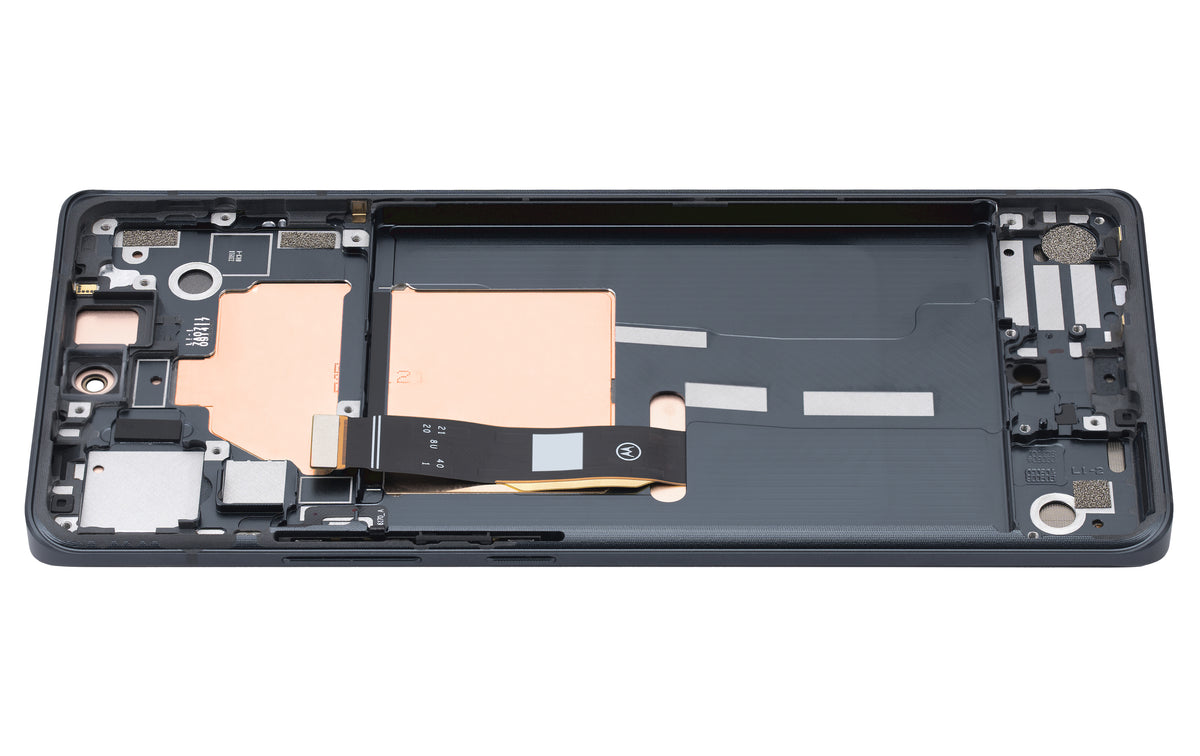 OLED Assembly With Frame For Motorola Moto Edge 30 Fusion (XT2243 / 2022) (Refurbished) (Cosmic Gray) | SKU 107082133602 | image 4