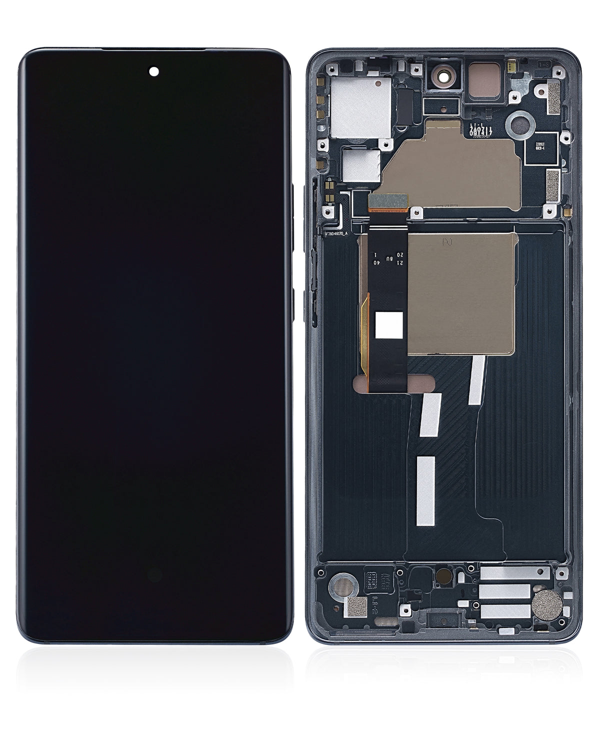 OLED Assembly With Frame For Motorola Moto Edge 30 Fusion (XT2243 / 2022) (Refurbished) (Cosmic Gray) | SKU 107082133602 | image 6