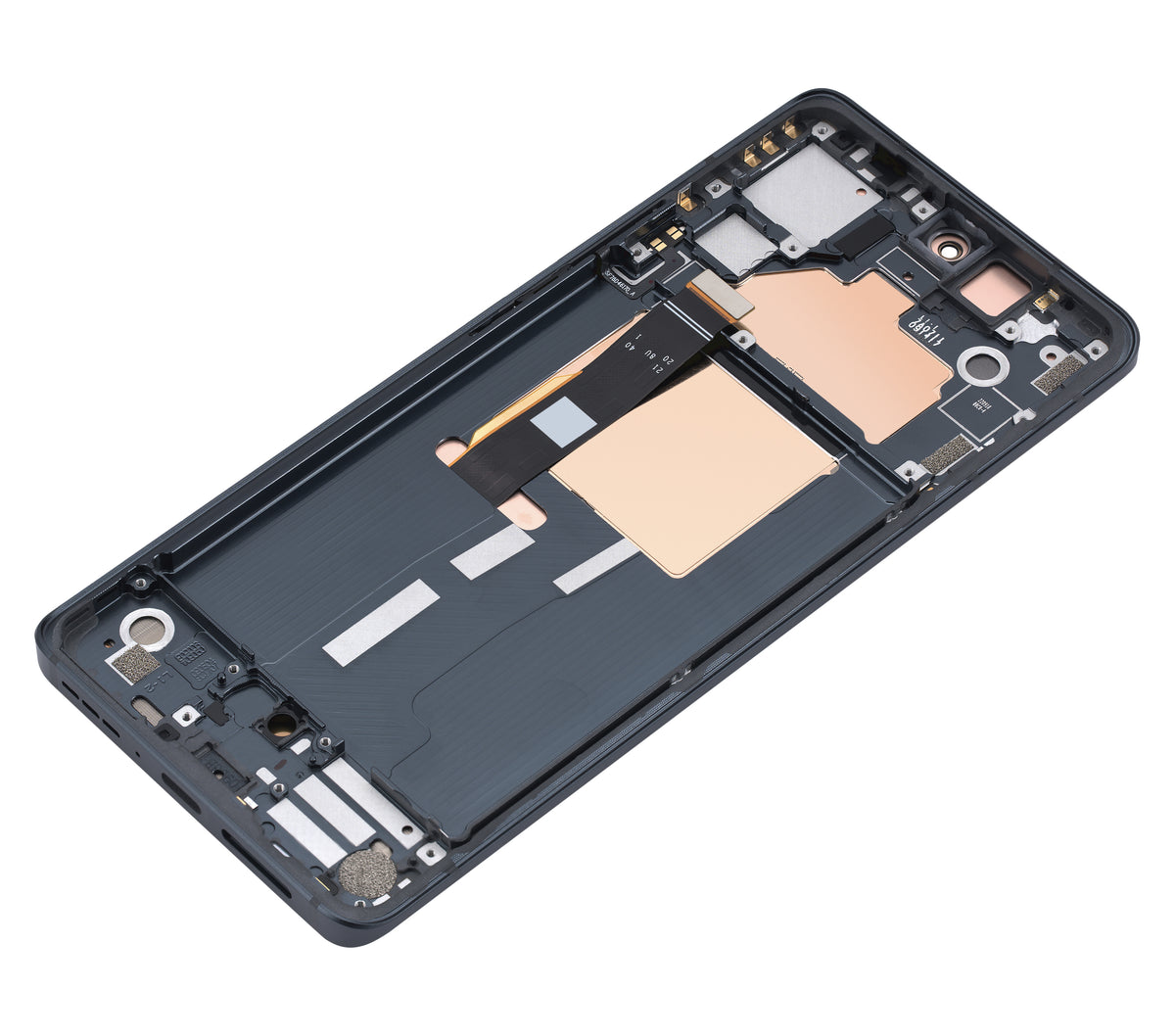 OLED Assembly With Frame For Motorola Moto Edge 30 Fusion (XT2243 / 2022) (Refurbished) (Cosmic Gray) | SKU 107082133602 | image 10
