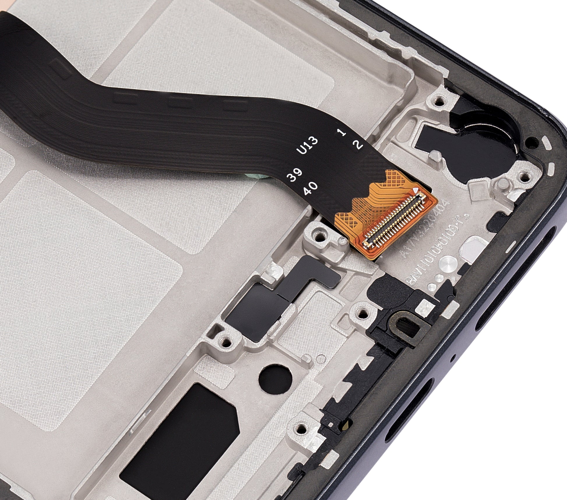 OLED Assembly With Frame For Xiaomi 12 Lite (Refurbished) (Black) – mobile phone part alternate view – OLED Display Replacement for phone repair