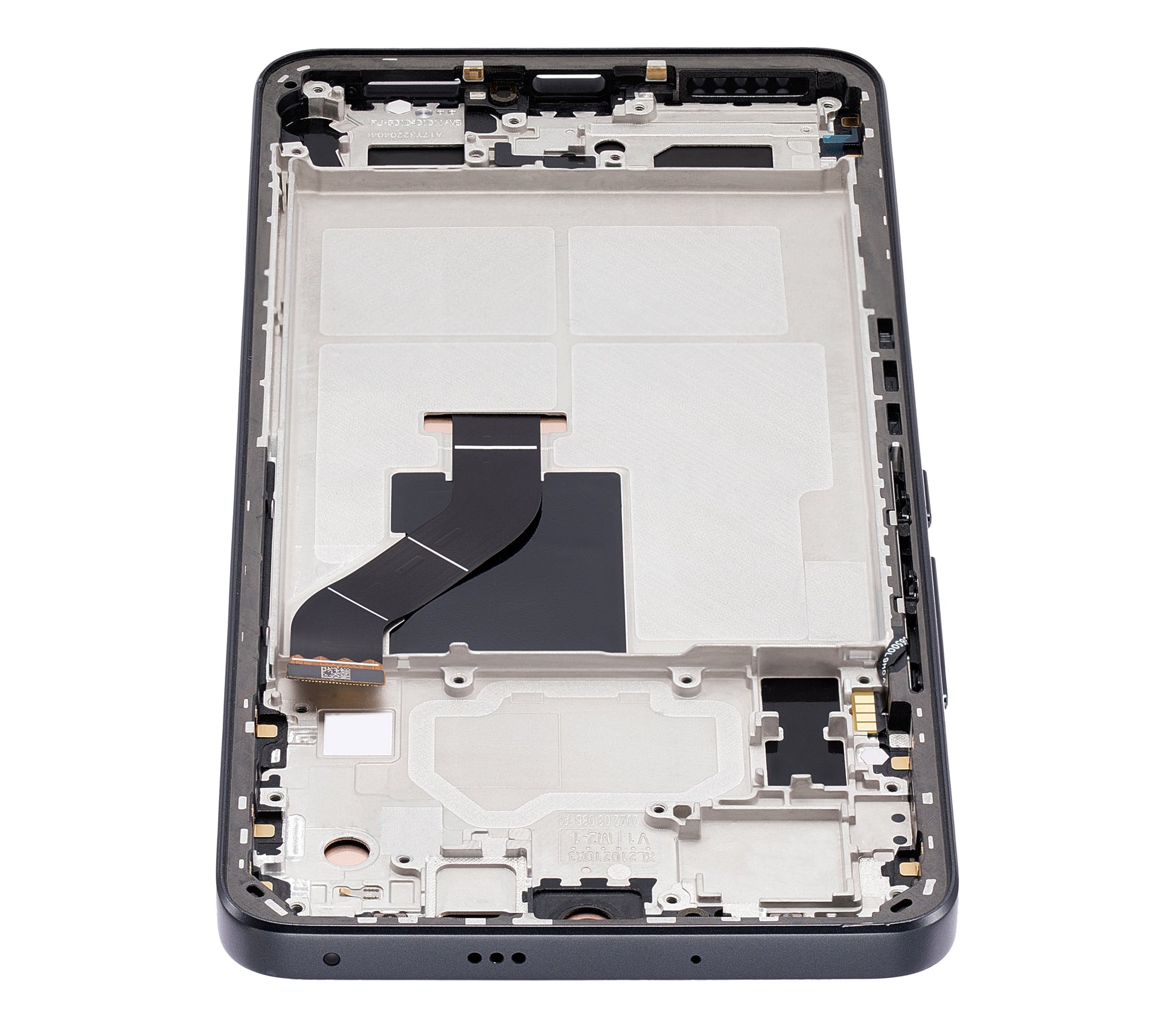 OLED Assembly With Frame For Xiaomi 12 Lite (Refurbished) (Black) – repair component detail view – OLED Display Replacement for phone repair