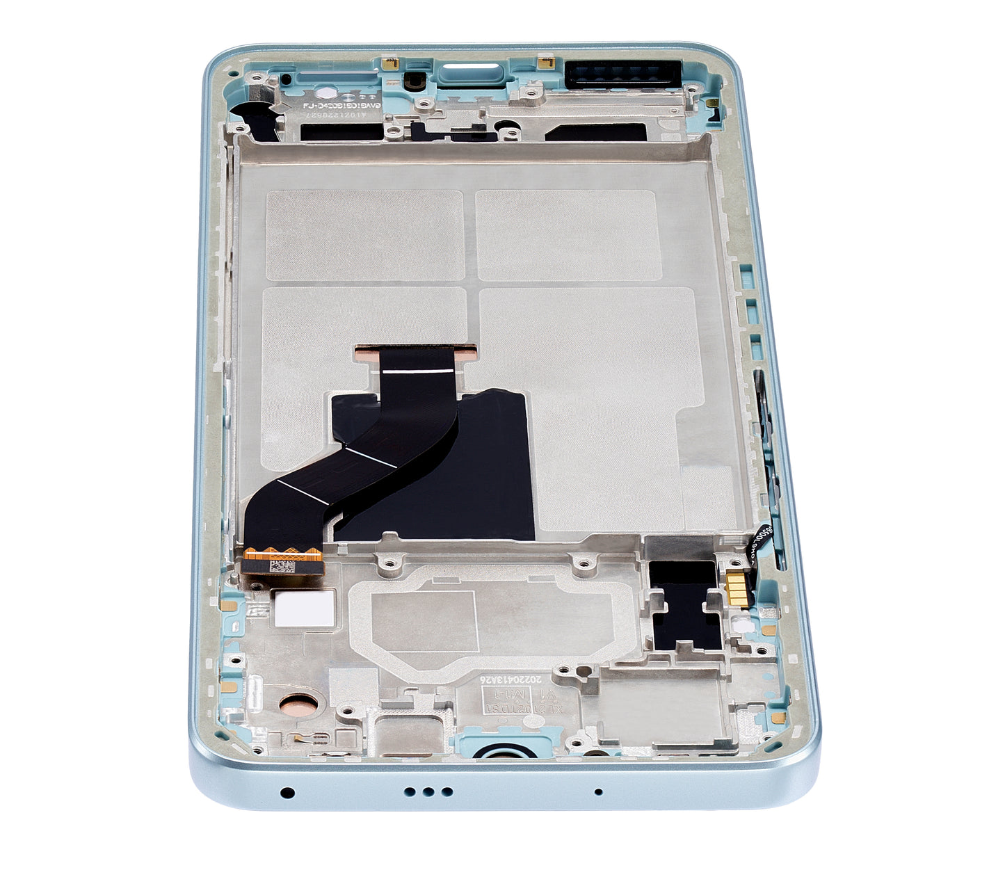 OLED Assembly With Frame For Xiaomi 12 Lite (Refurbished) (Lite Green) – repair component detail view – OLED Display Replacement for phone repair