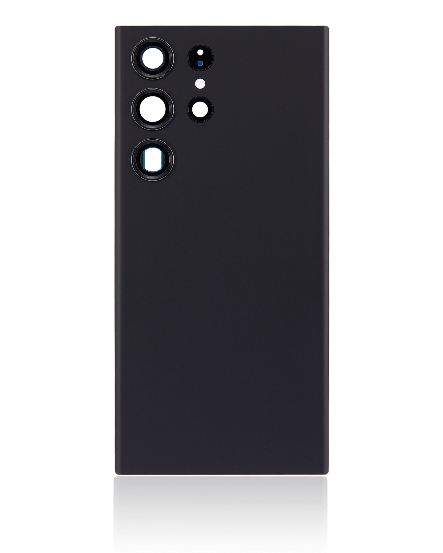 Back Cover Glass With Camera Lens For Samsung Galaxy S23 Ultra 5G (No Logo) (Aftermarket Plus) (Phantom Black)