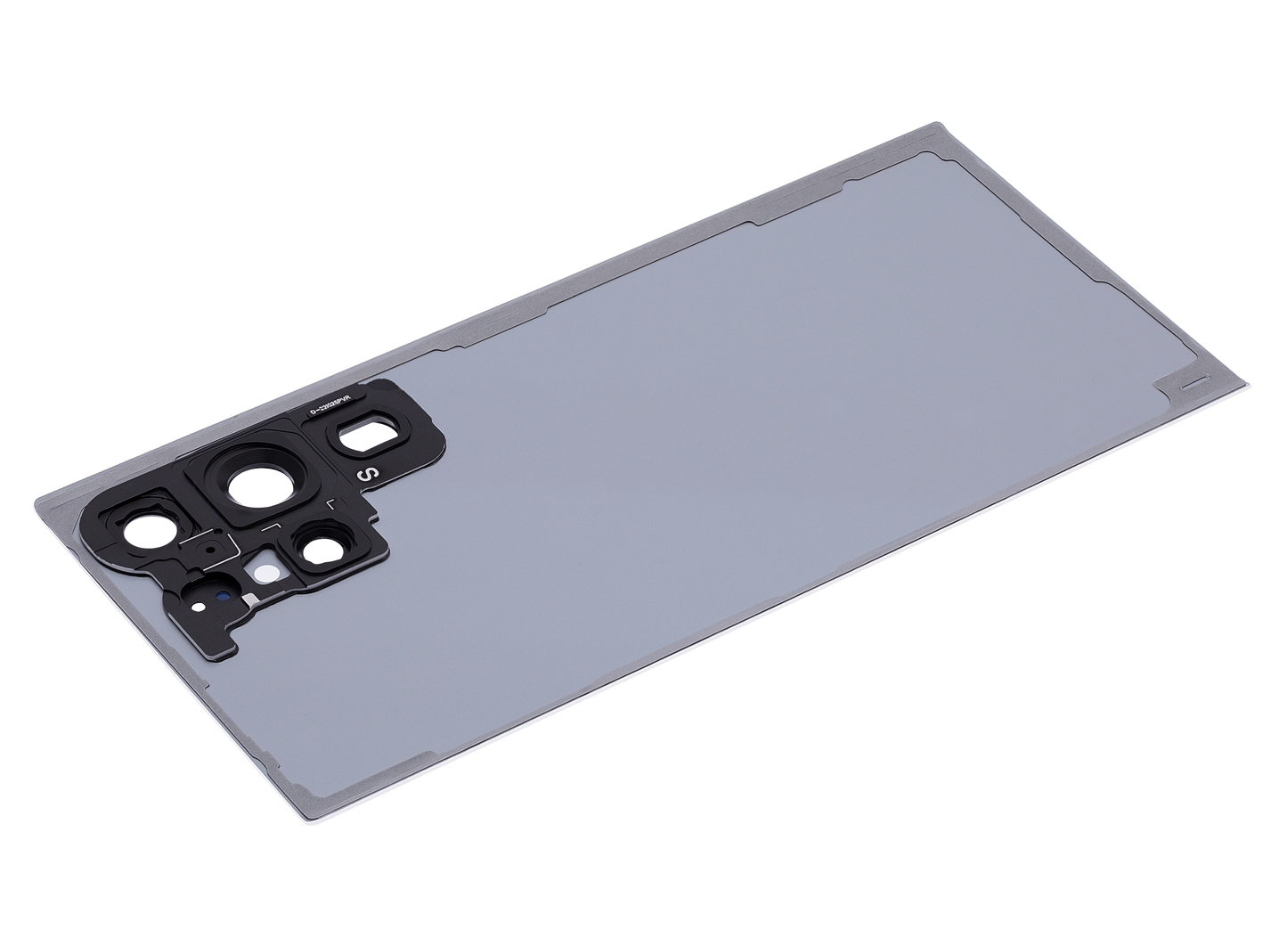 Back Cover Glass With Camera Lens For Samsung Galaxy S23 Ultra 5G (No Logo) (Aftermarket Plus) (Cream)
