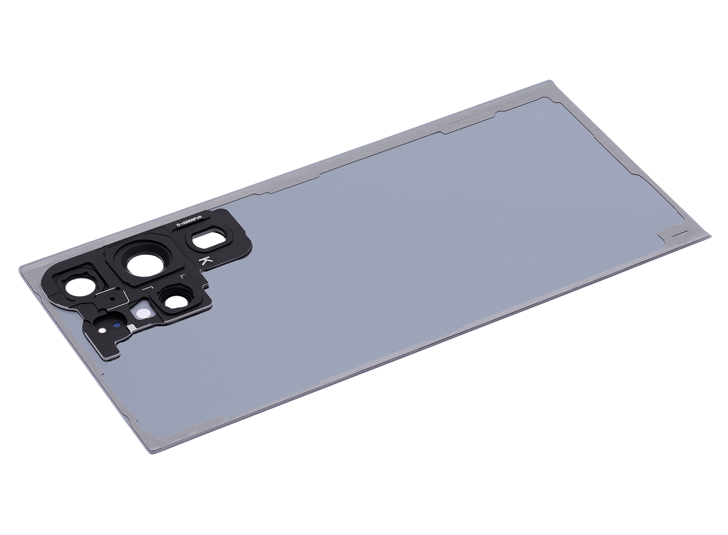 Back Cover Glass With Camera Lens For Samsung Galaxy S23 Ultra 5G (No Logo) (Aftermarket Plus) (Graphite)