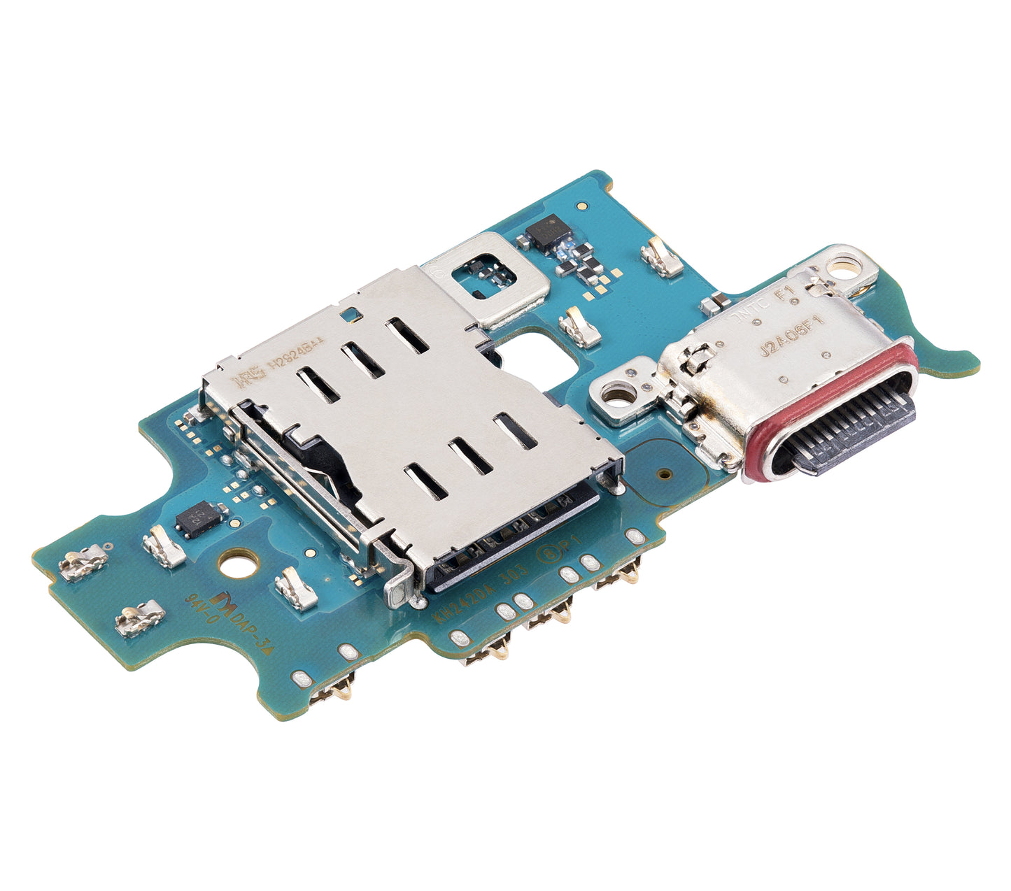 Charging Port Board With Sim Card Reader For Samsung Galaxy S23 Plus 5G (S916B) (International Version) (Premium)