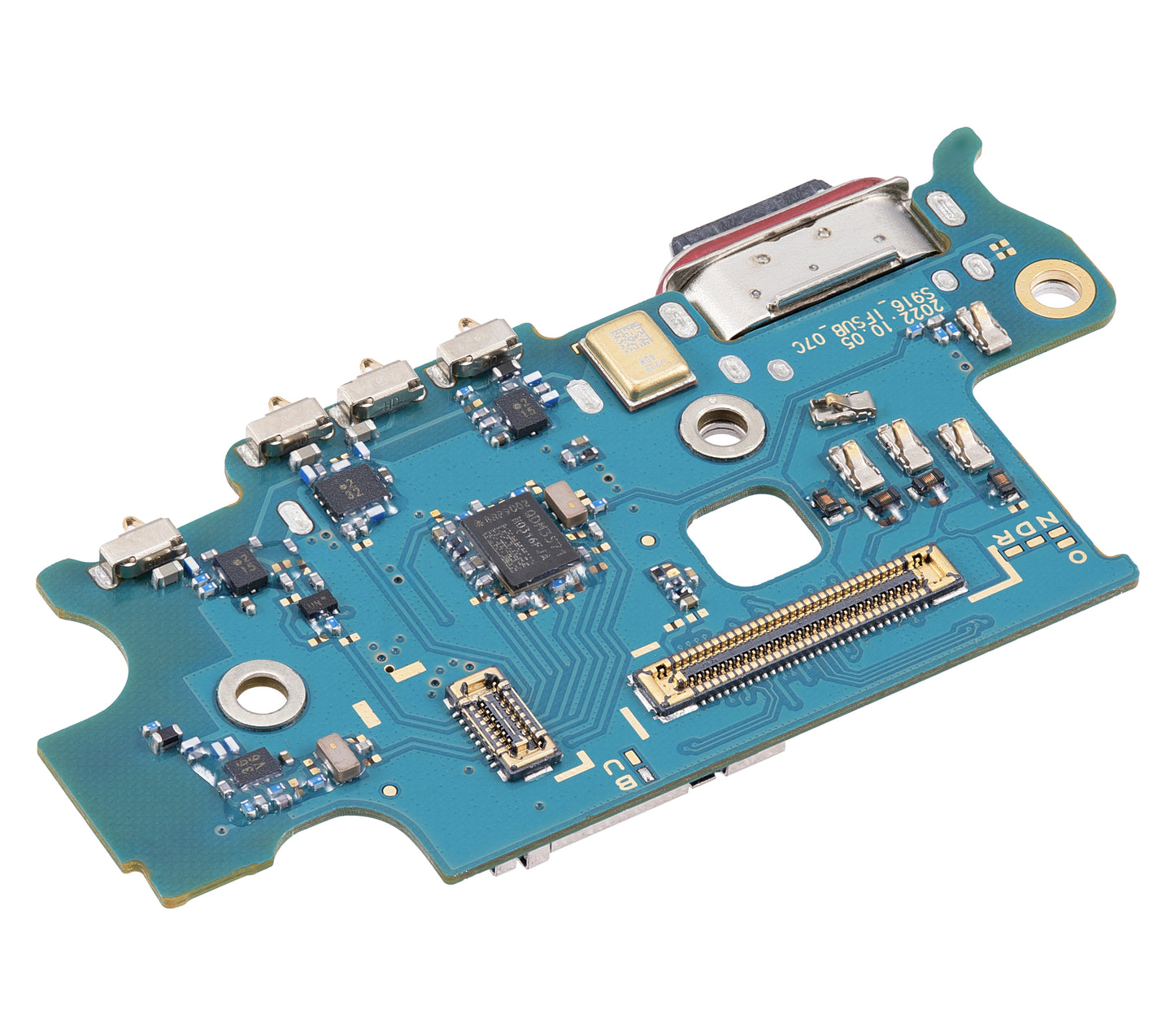 Charging Port Board With Sim Card Reader For Samsung Galaxy S23 Plus 5G (S916B) (International Version) (Premium)