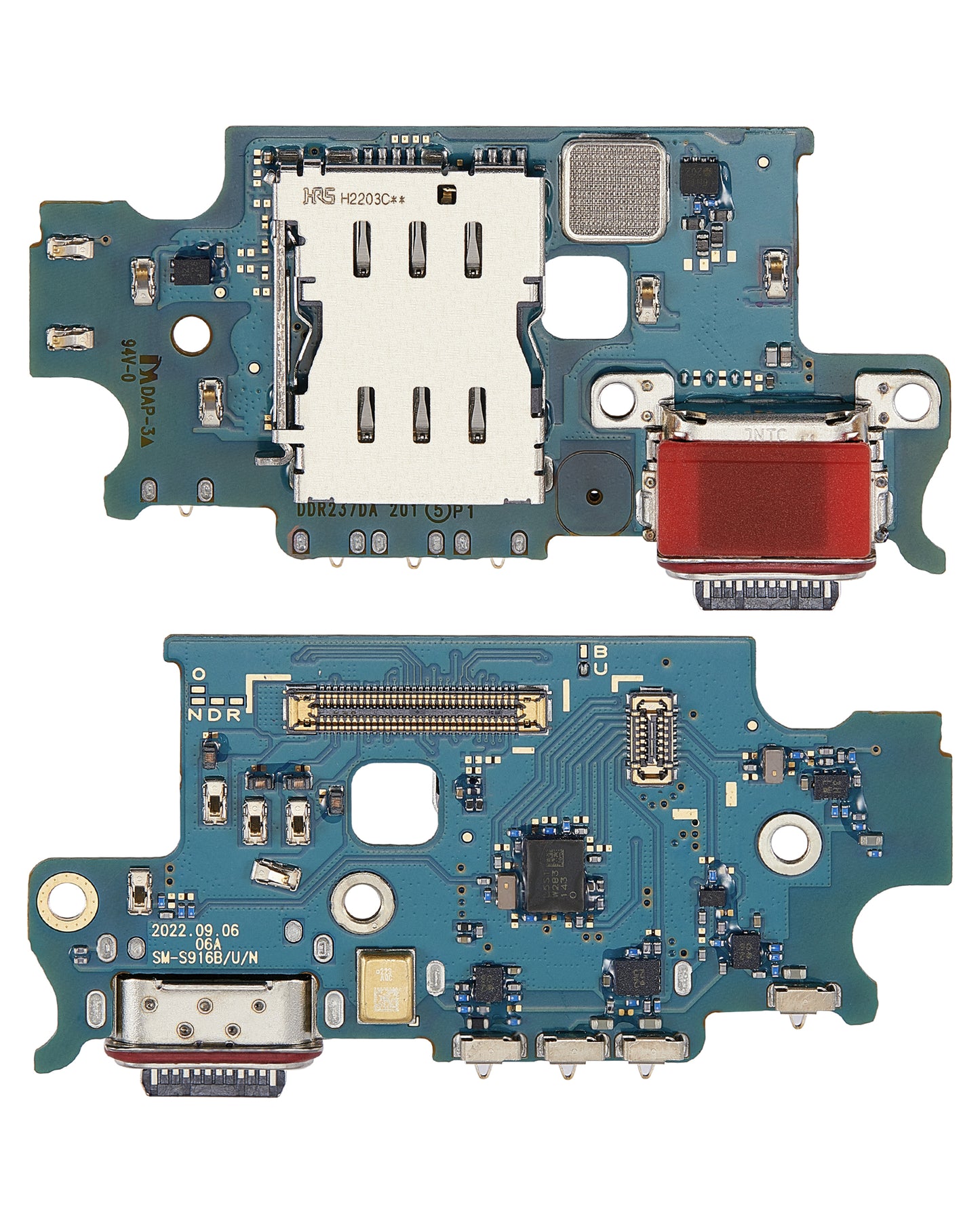 Charging Port Board With Sim Card Reader For Samsung Galaxy S23 Plus 5G (S916U) (US Version) (Premium)