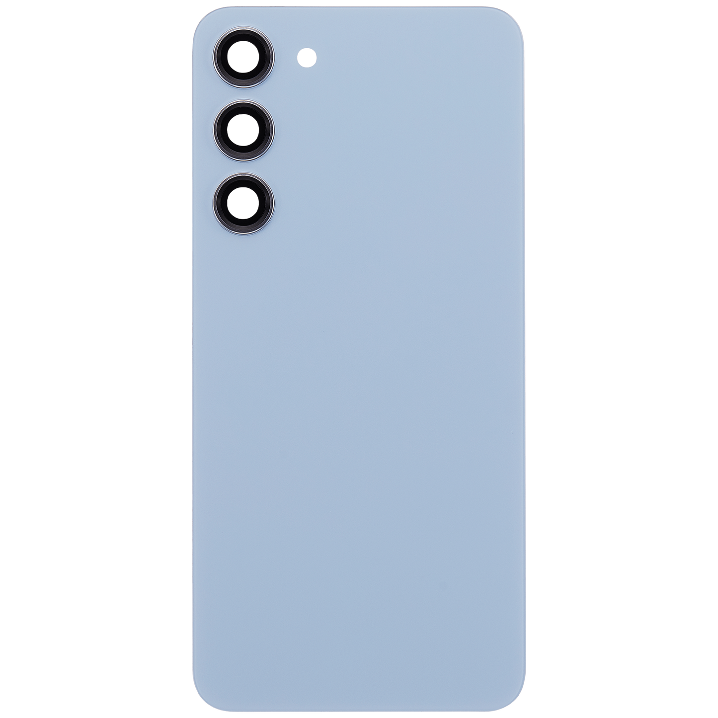 Back Cover Glass With Camera Lens For Samsung Galaxy S23 Plus 5G (No Logo) (Aftermarket Plus) (Blue)