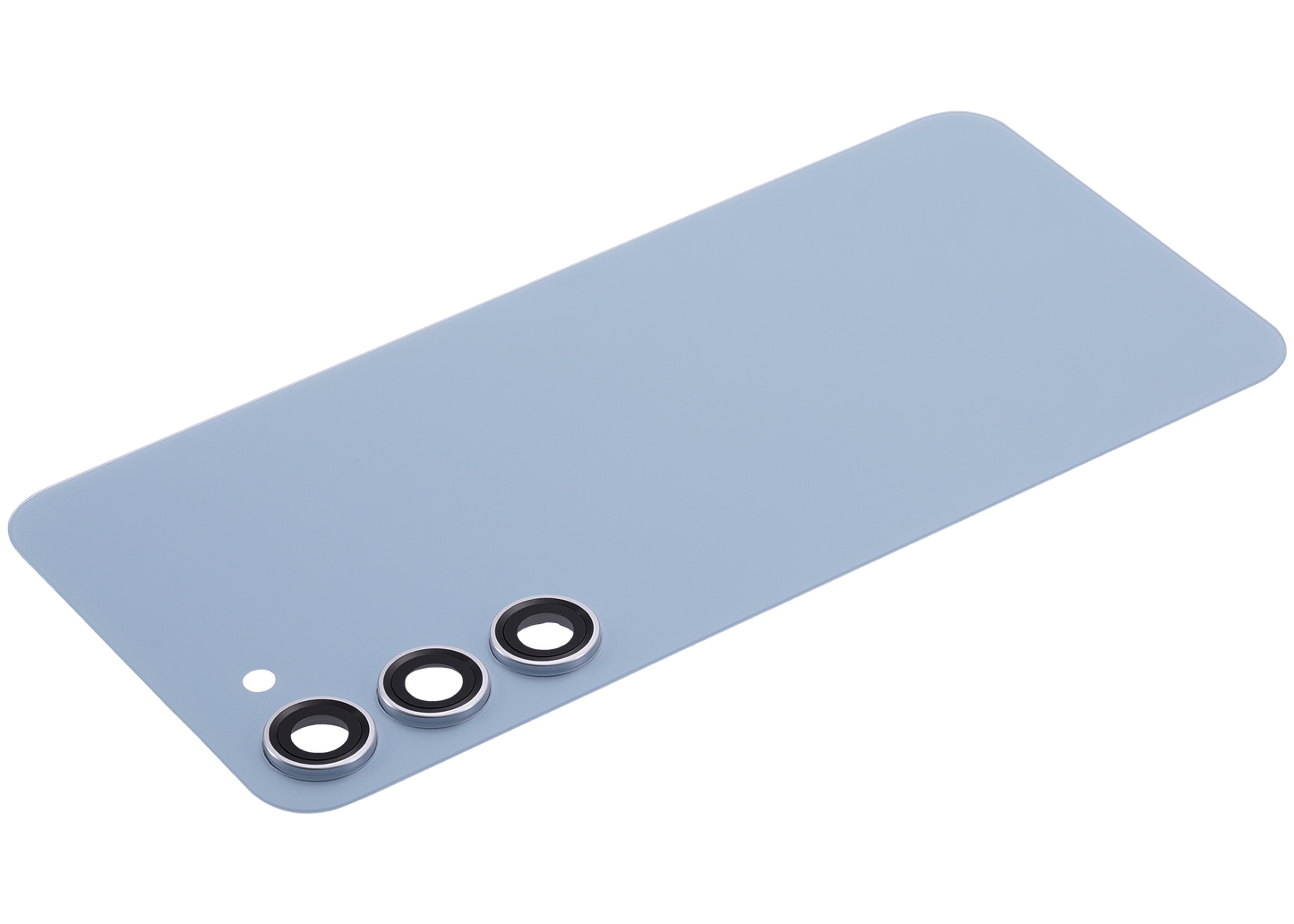 Back Cover Glass With Camera Lens For Samsung Galaxy S23 Plus 5G (No Logo) (Aftermarket Plus) (Blue)