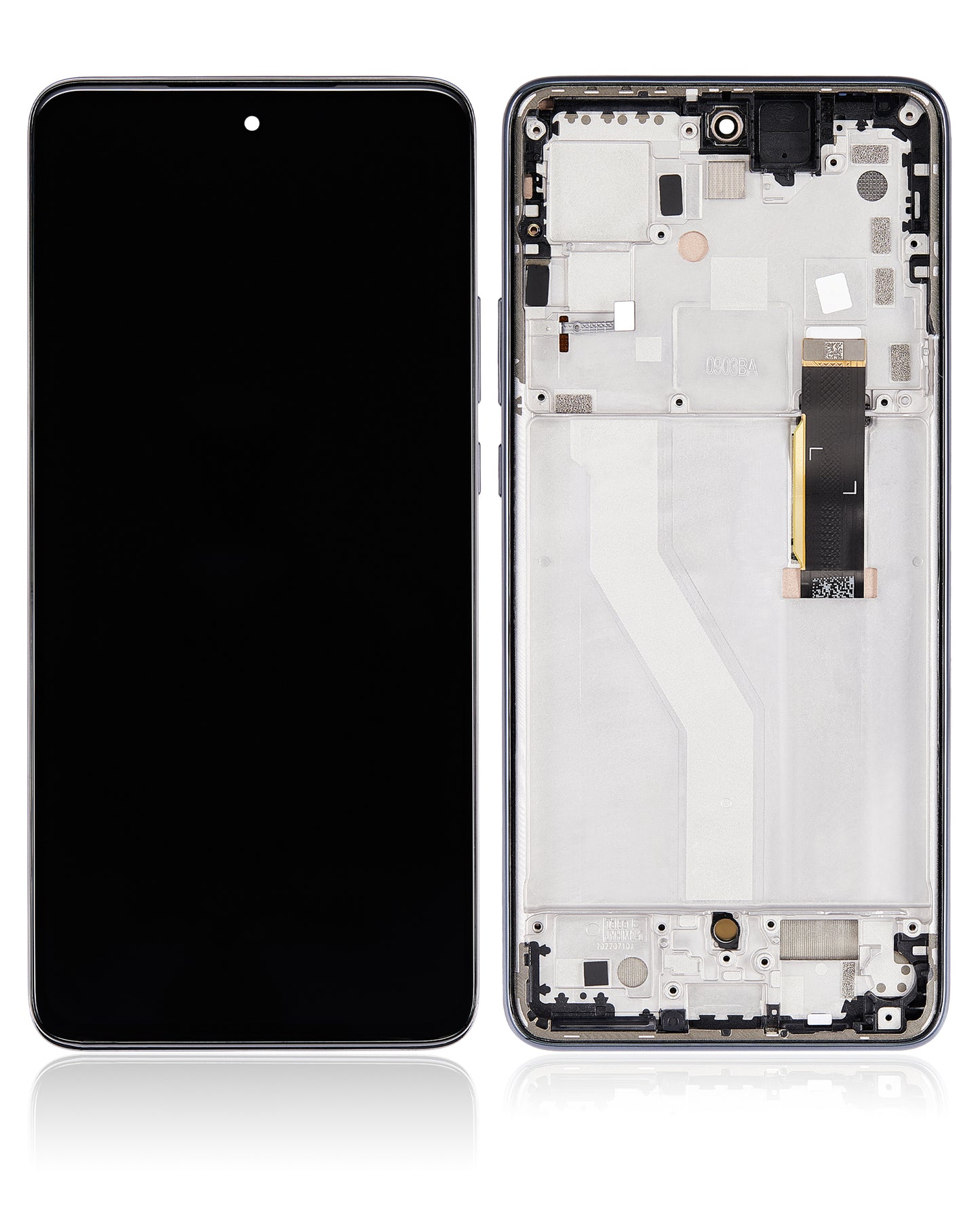 OLED Assembly With Frame For Motorola Moto Edge (XT2205-1 / 2022) (Refurbished) (Gray) | SKU 107082138502 | image 6