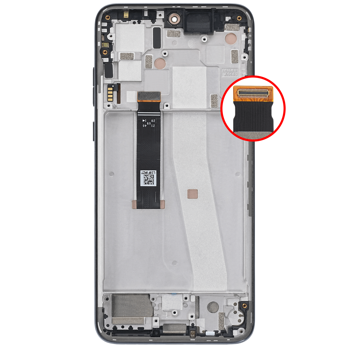 OLED Assembly With Frame For Motorola Edge 30 Neo (XT2245-1 / 2022) (Refurbished) (Black Onyx) | SKU 107082138902 | image 8