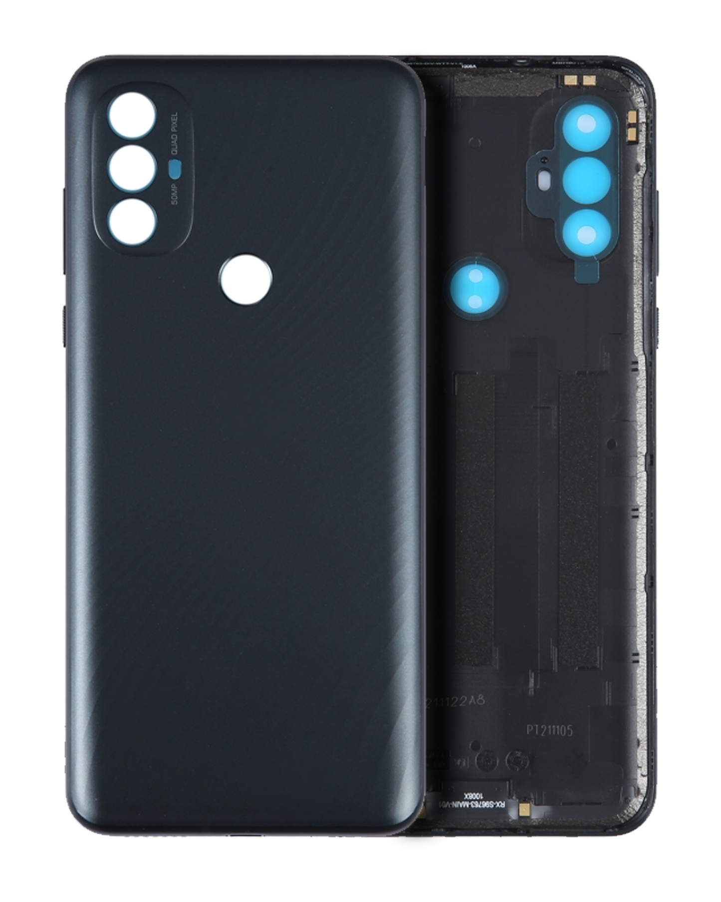 Back cover Glass For Motorola Moto G Power (XT2165 / 2022) (Genuine OEM) (Dark Grove) replacement part SKU 107082140134 image 1